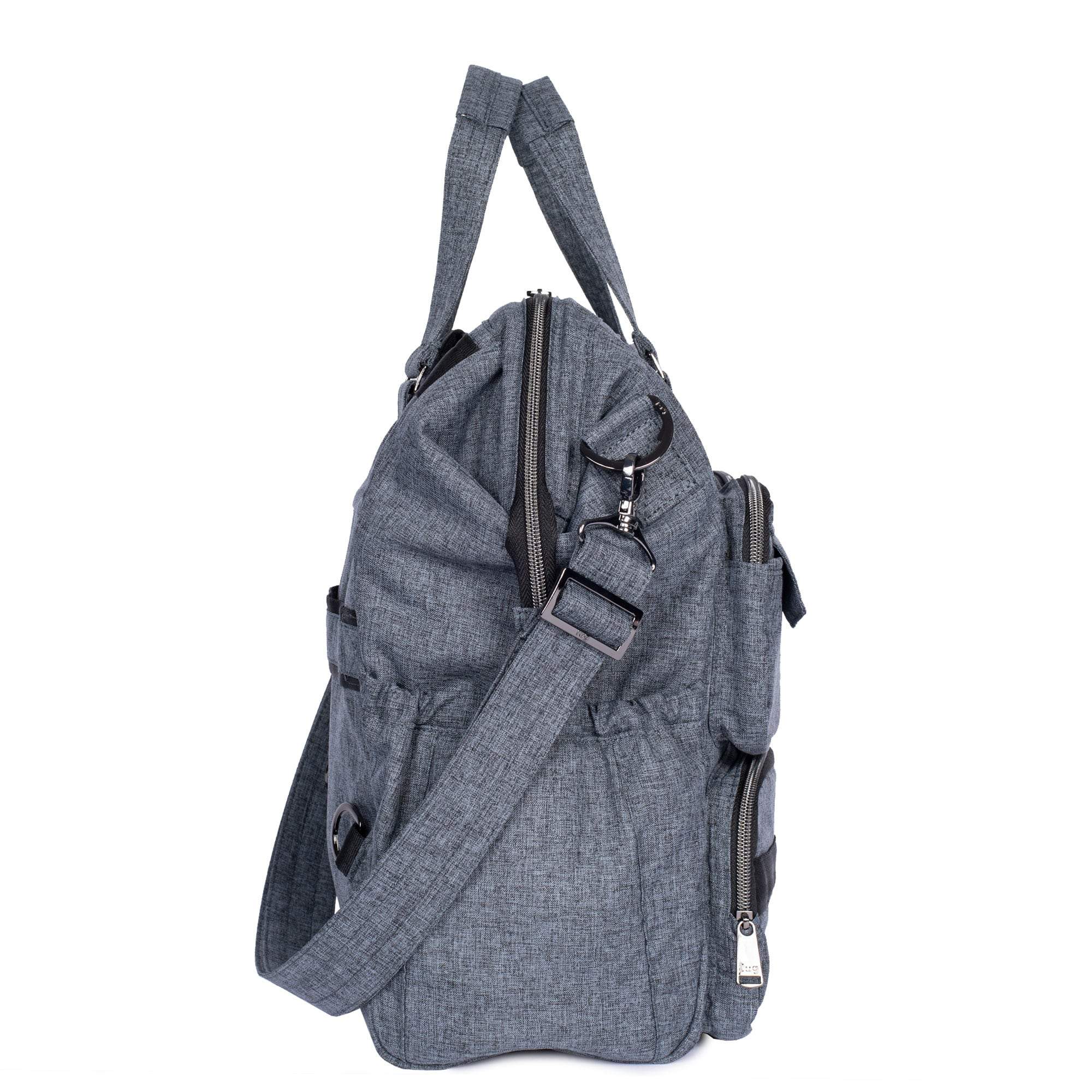 Via 2 Convertible Tote Bag - HEATHER GREY - Via2_HeatherGrey_03_79a8494e-4f72-4606-b471-3359172063a1