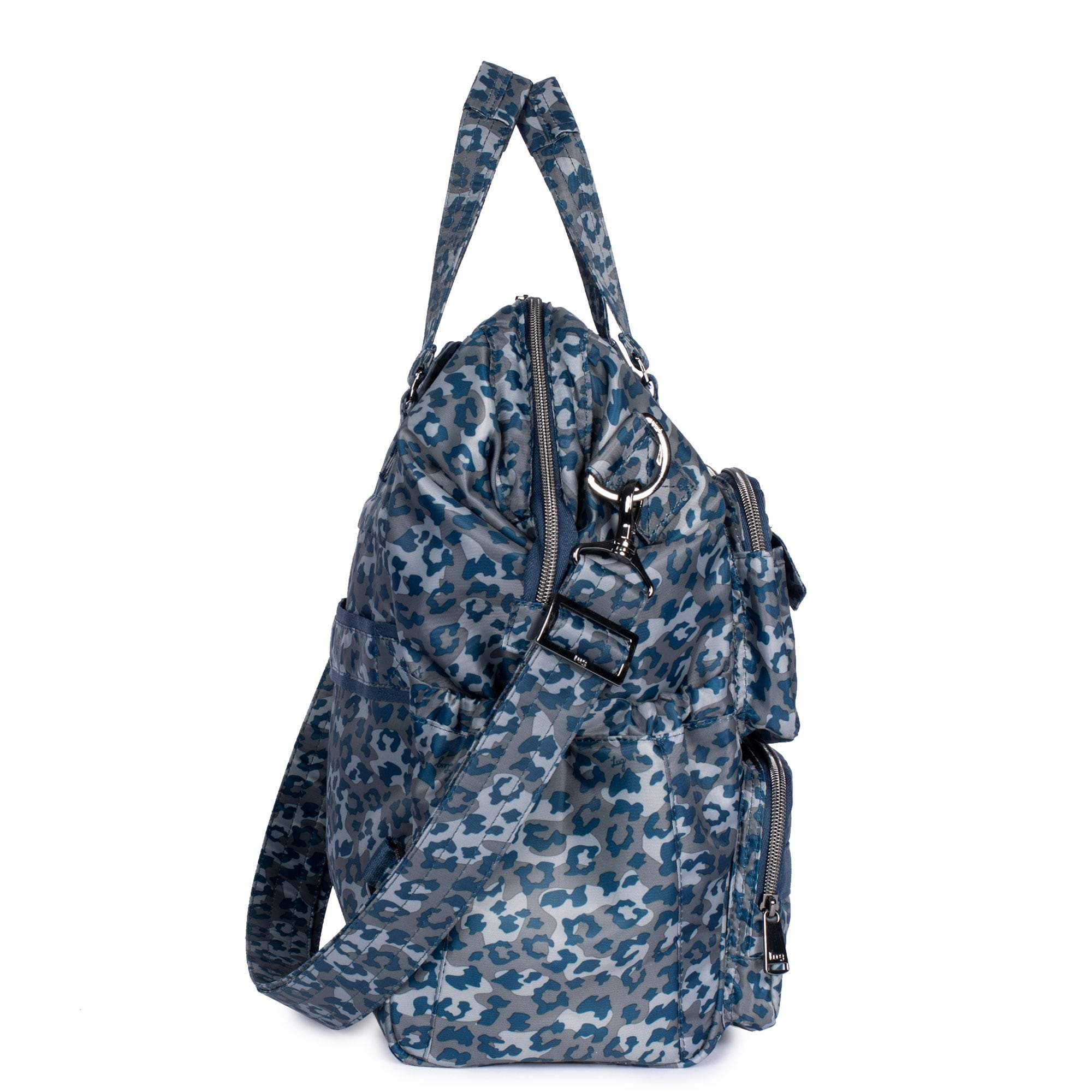 Via 2 Convertible Tote Bag - LEOPARD NAVY - Via2_LeopardNavy_03_819d41e5-70db-46aa-a6af-4ee88296269b