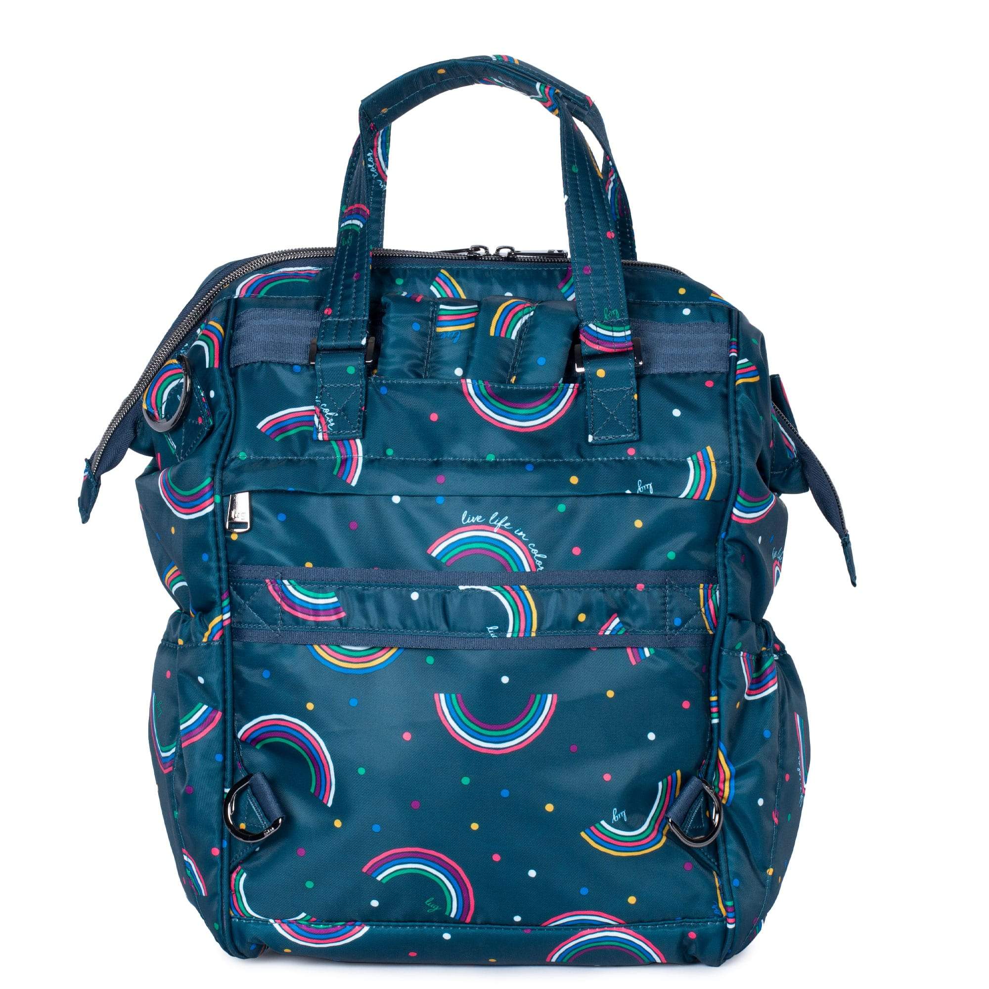 Via 2 Convertible Tote Bag - RAINBOW NAVY - Via2_RainbowNavy_04