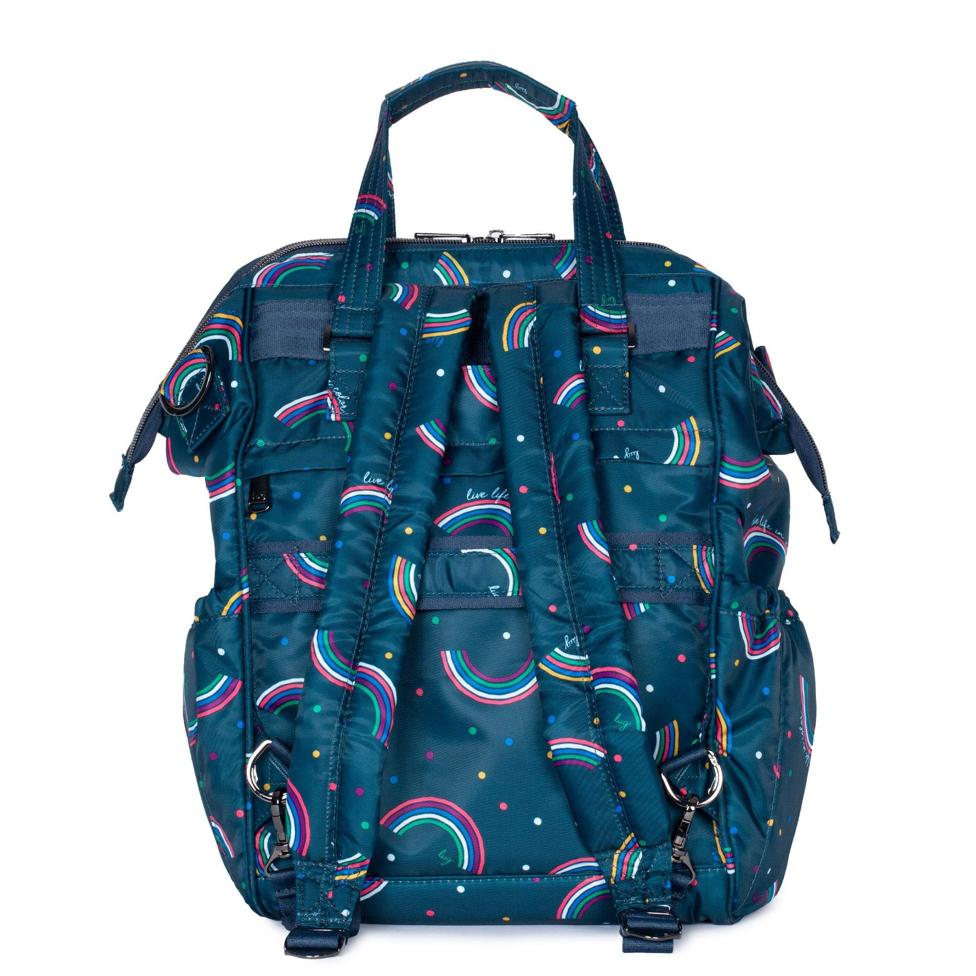 Via 2 Convertible Tote Bag - RAINBOW NAVY - Via2_RainbowNavy_04a