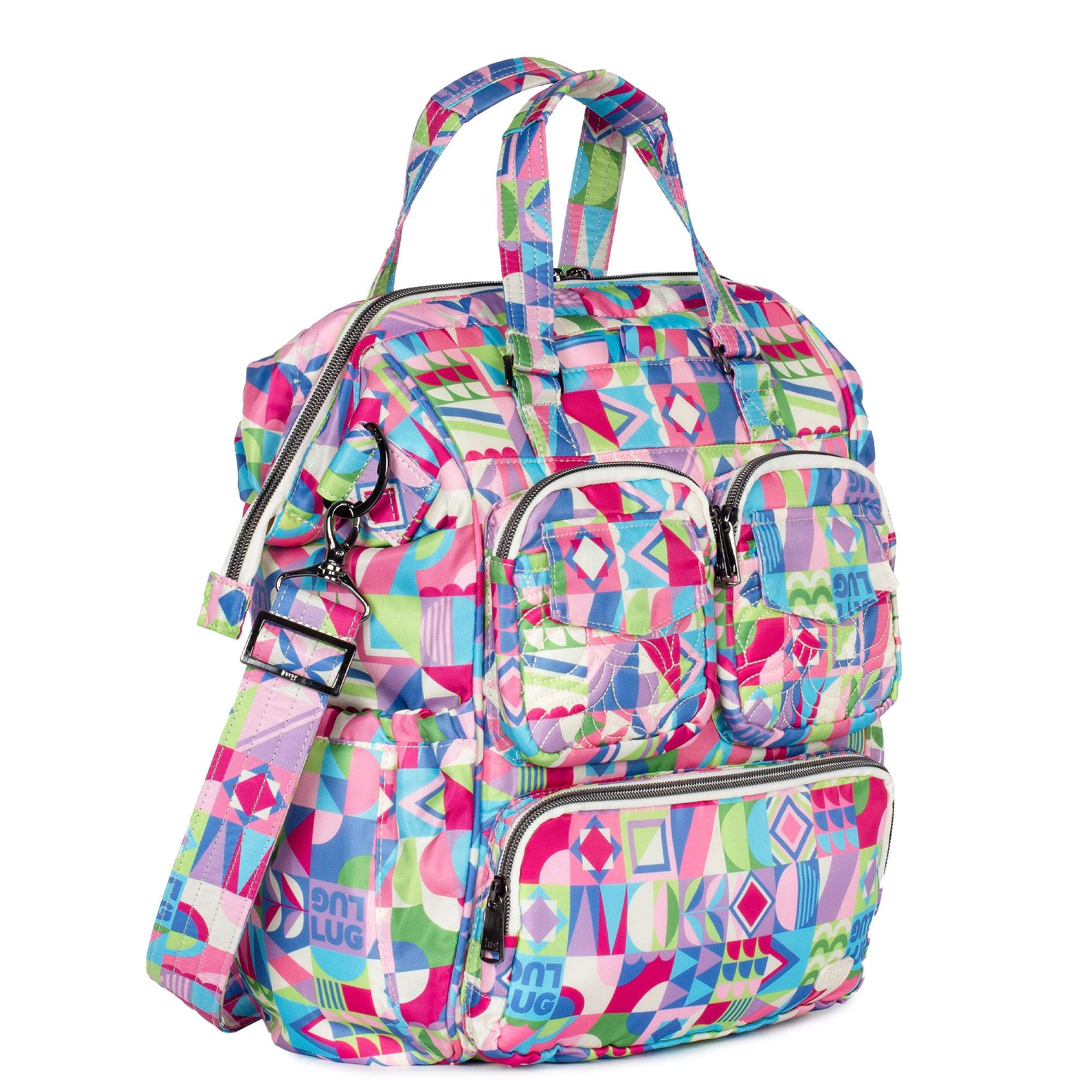 Via 2 Convertible Tote Bag - SMALL WORLD MULTI - Via2_SmallworldMulti_02