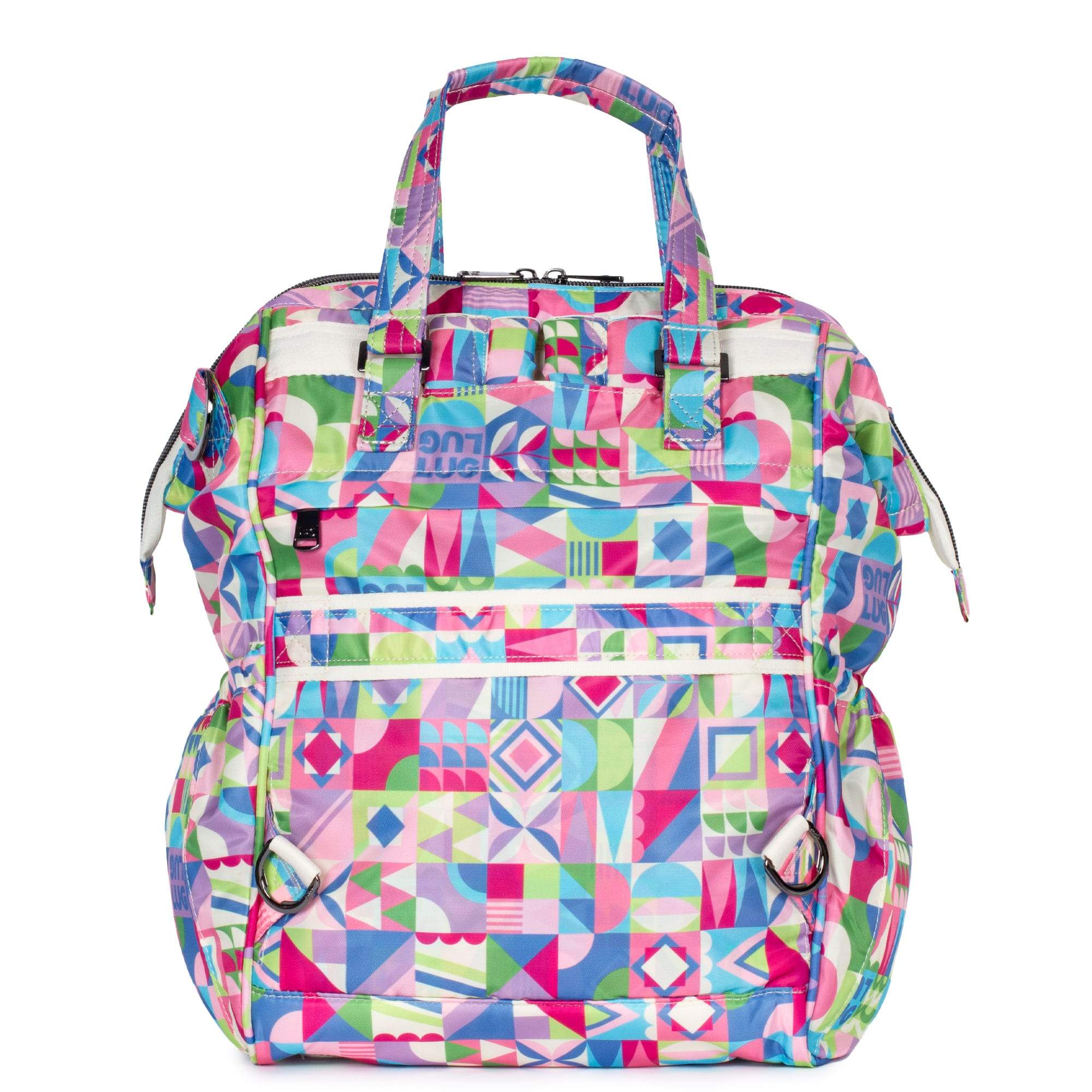 Via 2 Convertible Tote Bag - SMALL WORLD MULTI - Via2_SmallworldMulti_04