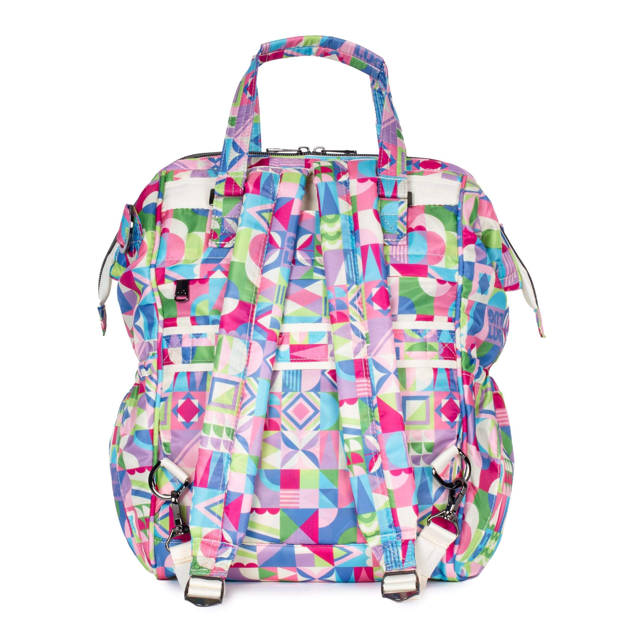 Via 2 Convertible Tote Bag - SMALL WORLD MULTI - Via2_SmallworldMulti_04a