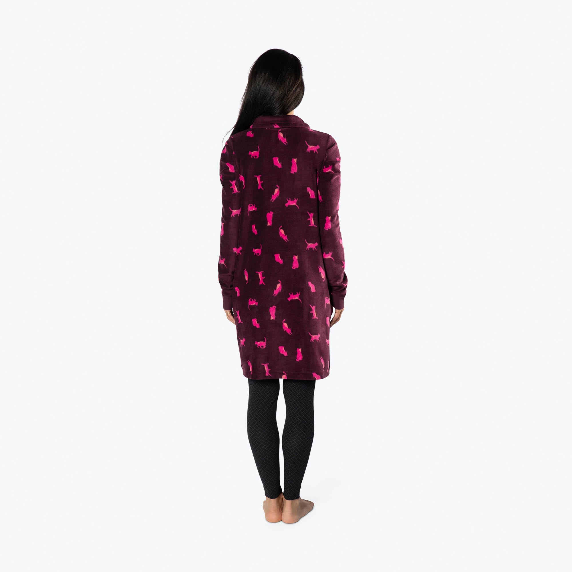 Via Stretch Fleece Tunic - CATS ORCHID - ViaStretchFleece_CatsOrchid_S_02