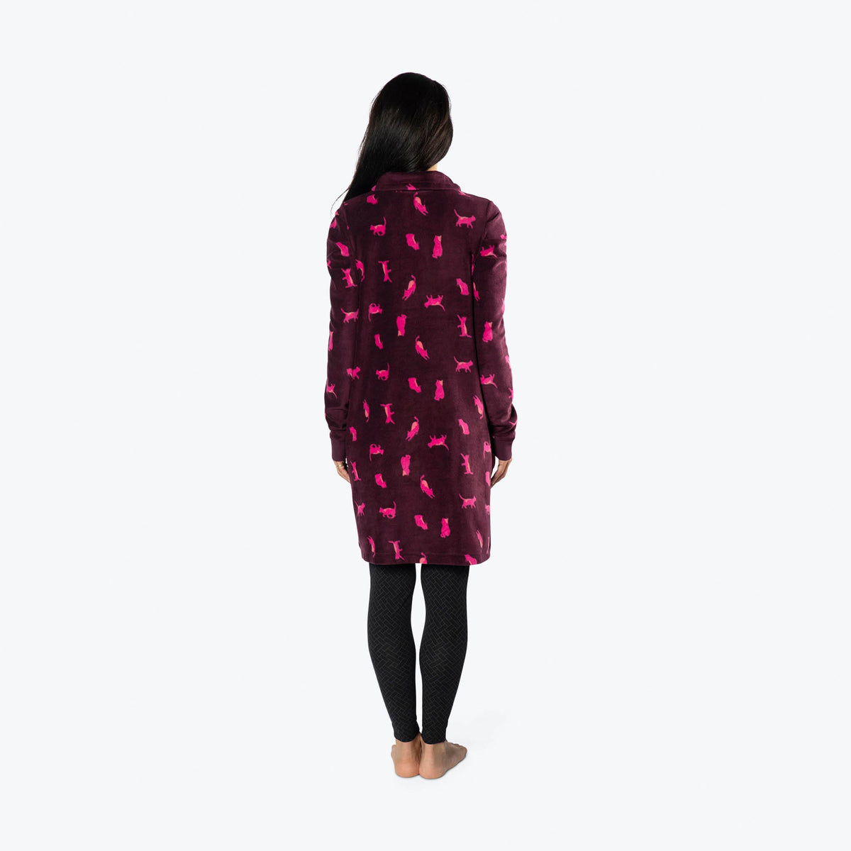 Via Stretch Fleece Tunic - CATS ORCHID - ViaStretchFleece_CatsOrchid_S_02