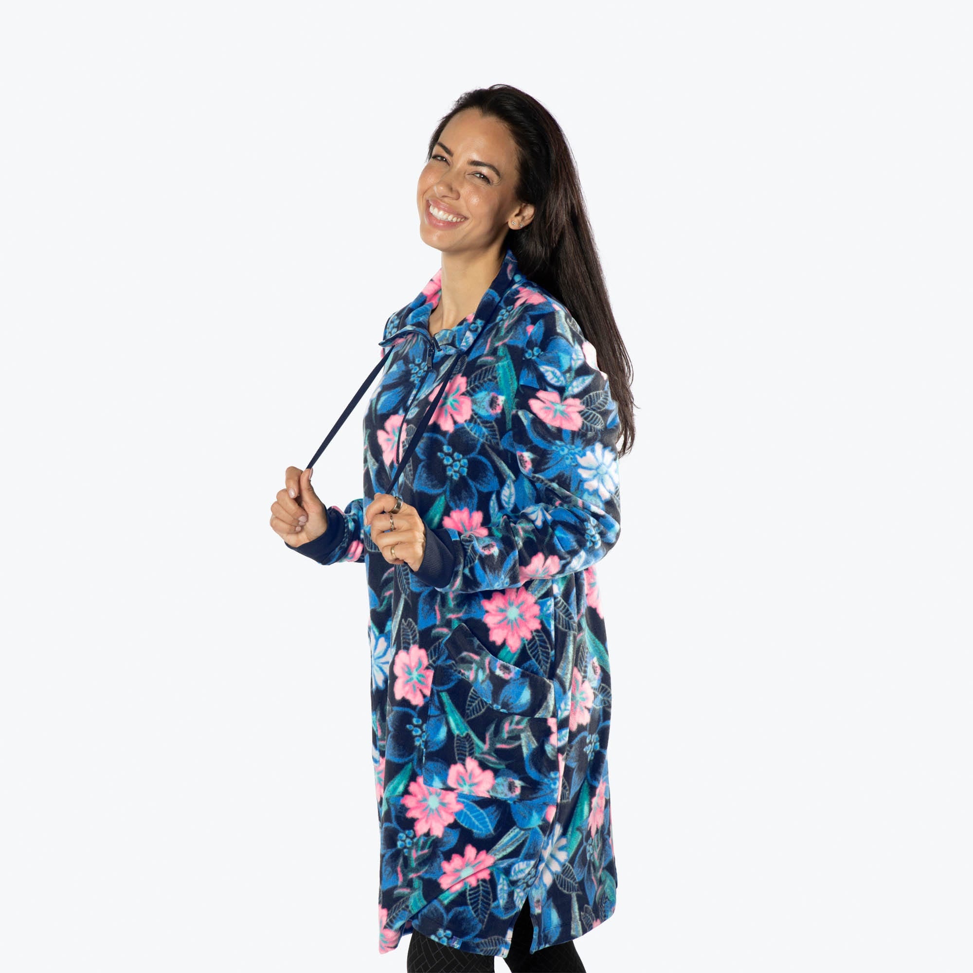 Via Stretch Fleece Tunic - RESORT BLACK - ViaStretchFleece_ResortBlack_S_03