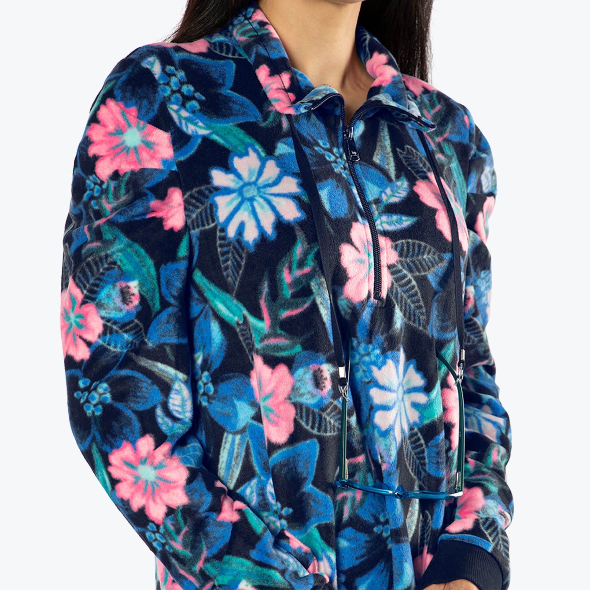 Via Stretch Fleece Tunic - RESORT BLACK - ViaStretchFleece_ResortBlack_S_04