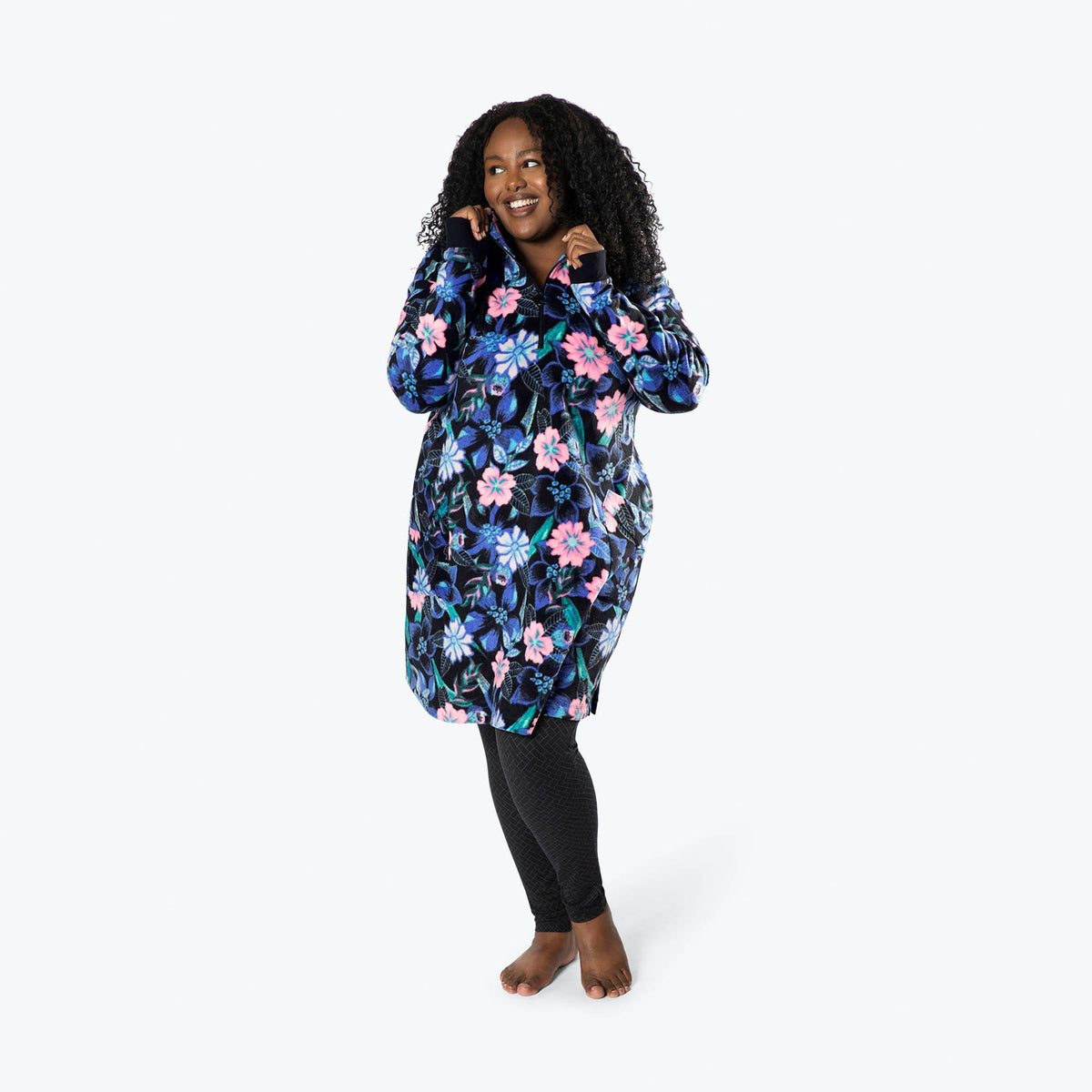 Via Stretch Fleece Tunic - RESORT BLACK - ViaStretchFleece_ResortBlack_XL_01