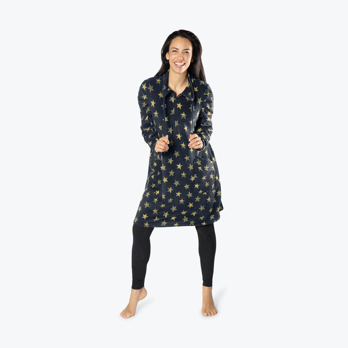 Via Stretch Fleece Tunic - ROCKSTAR - ViaStretchFleece_Rockstar_S_01