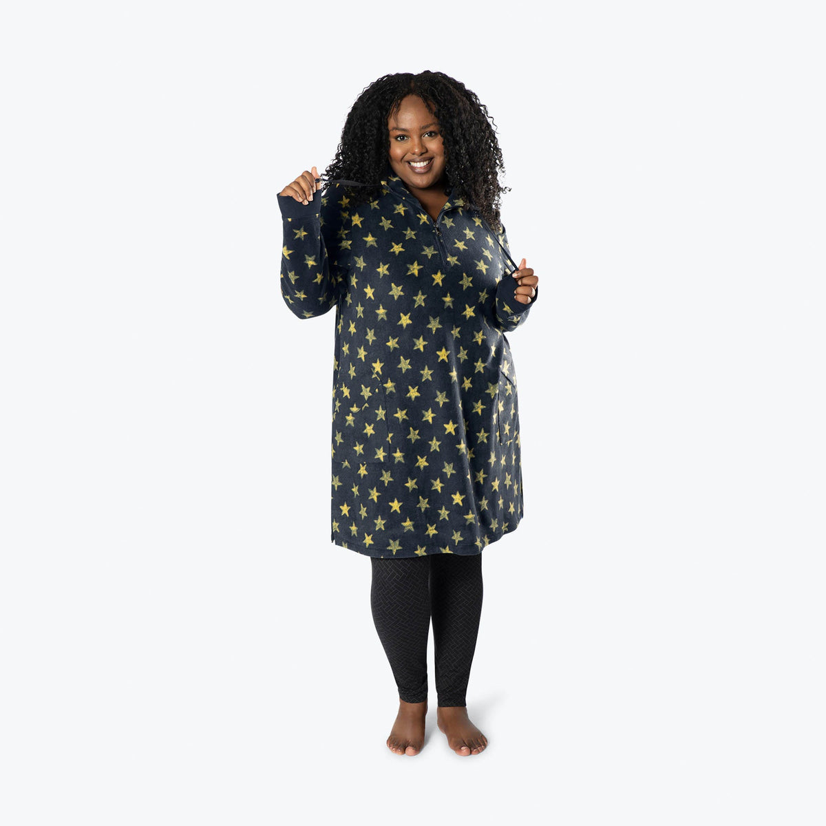 Via Stretch Fleece Tunic - ROCKSTAR - ViaStretchFleece_Rockstar_XL_01