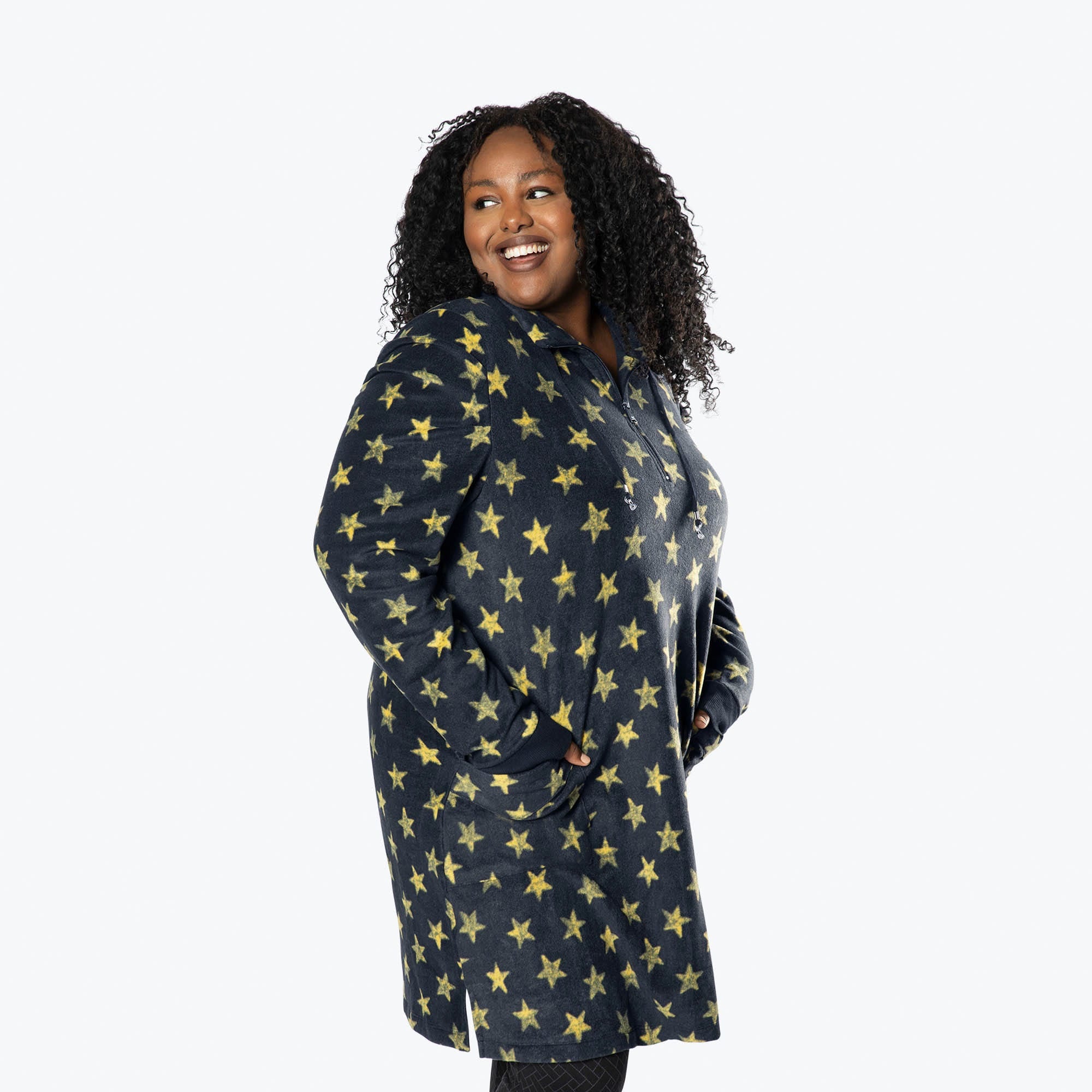 Via Stretch Fleece Tunic - ROCKSTAR - ViaStretchFleece_Rockstar_XL_03