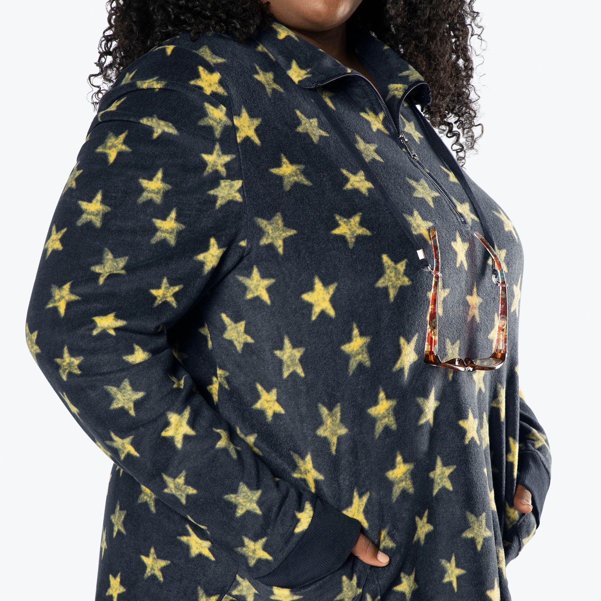 Via Stretch Fleece Tunic - ROCKSTAR - ViaStretchFleece_Rockstar_XL_04