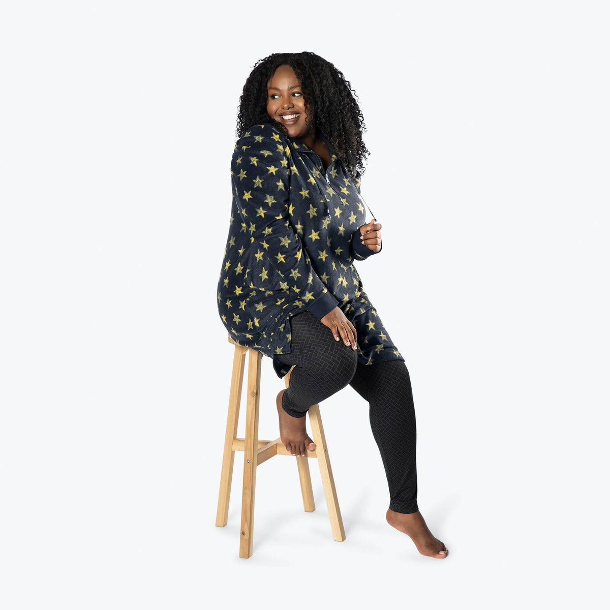 Via Stretch Fleece Tunic - ROCKSTAR - ViaStretchFleece_Rockstar_XL_05