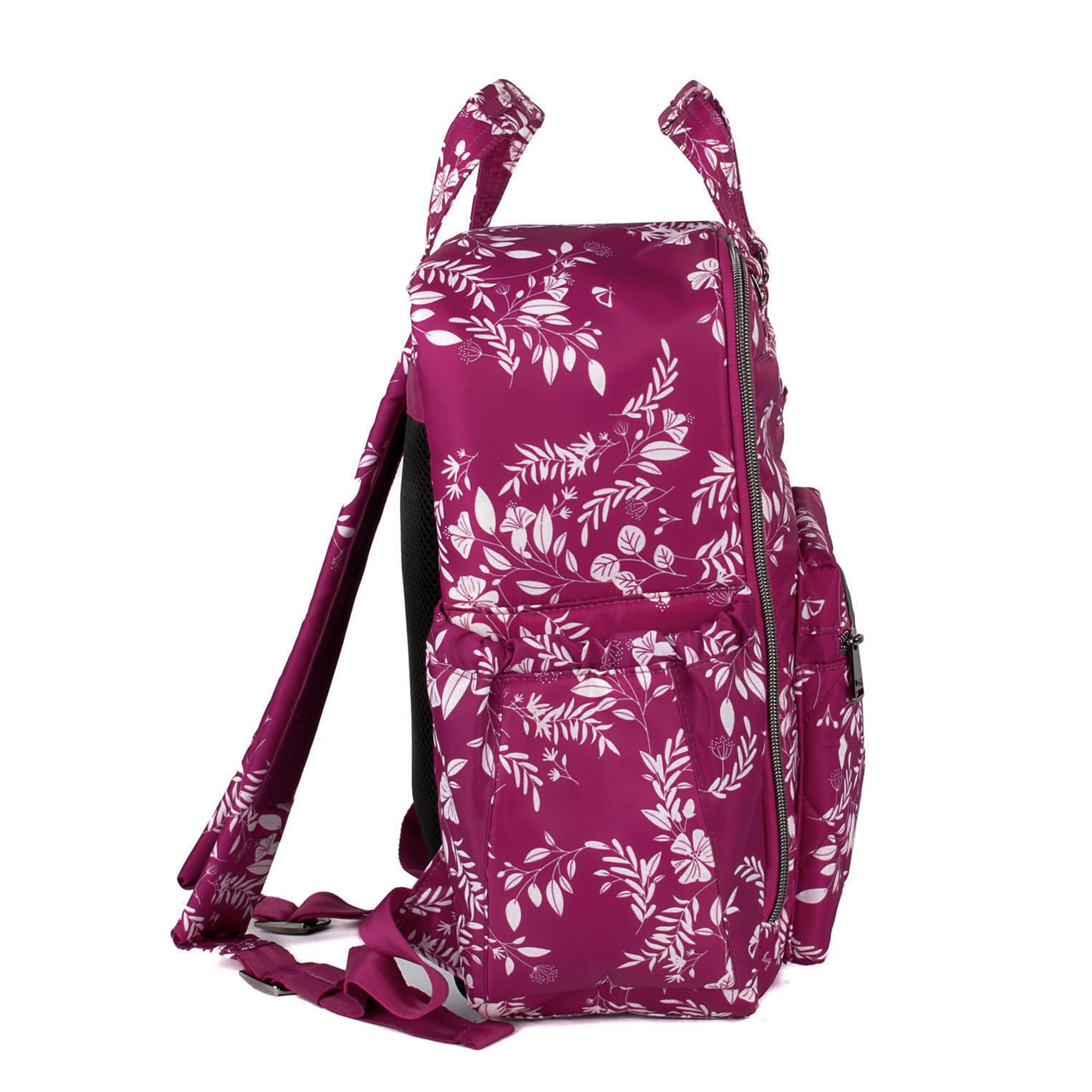 Voyager Backpack - FLOURISH BERRY - Voyager_FlourishBerry_03_4d374a0a-cf1b-4718-bc5d-2f1a81018ec4