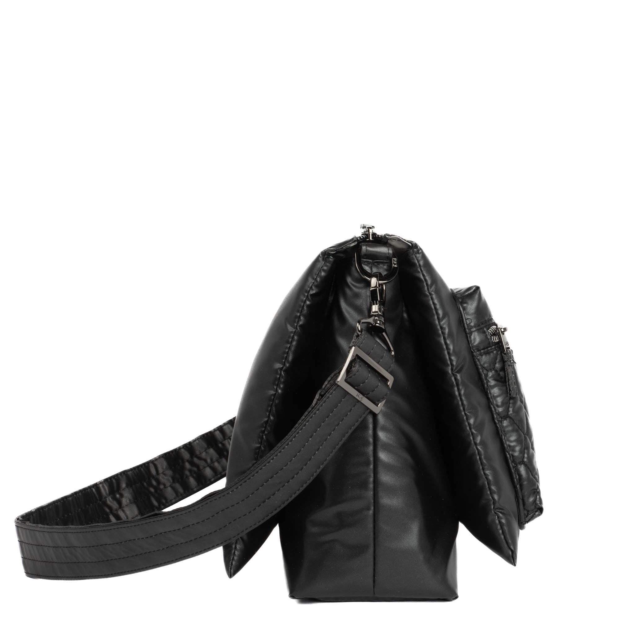 Wander Crossbody Bag - METALLIC BLACK - Wander_MetallicBlack_03