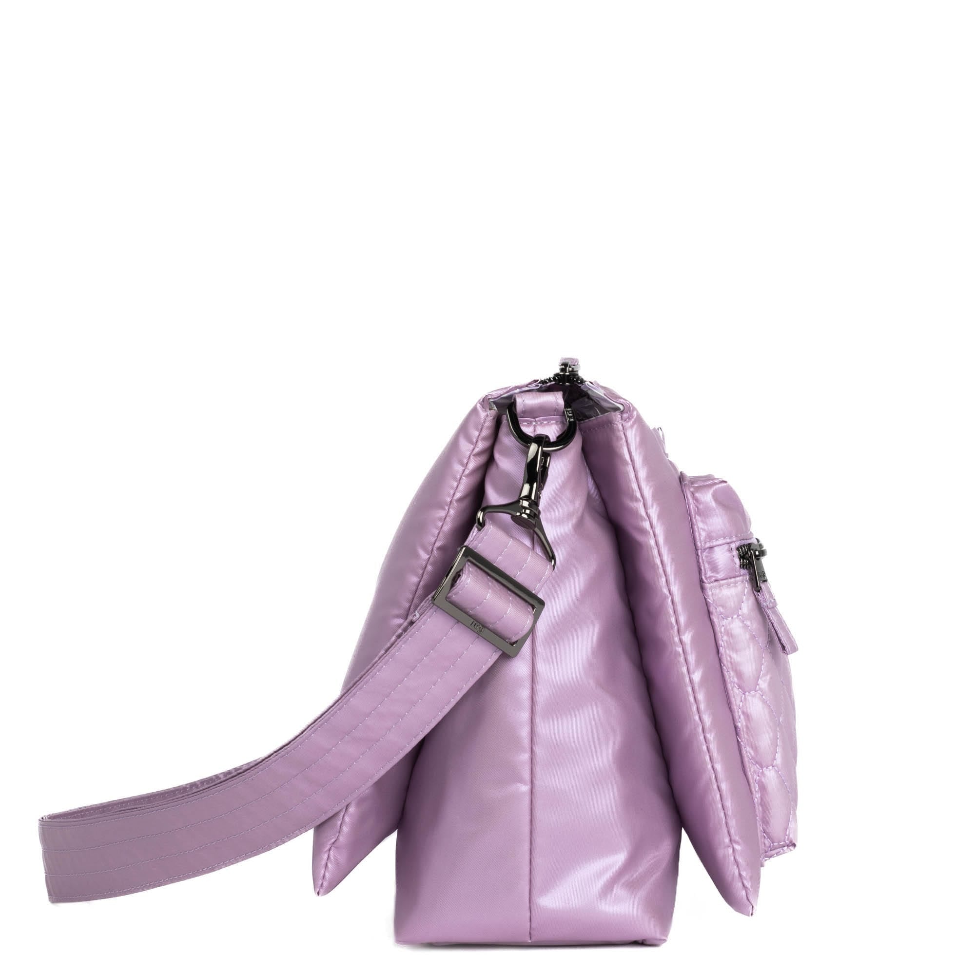 Wander Crossbody Bag - METALLIC SUGARPLUM - Wander_MetallicSugarPlum_03