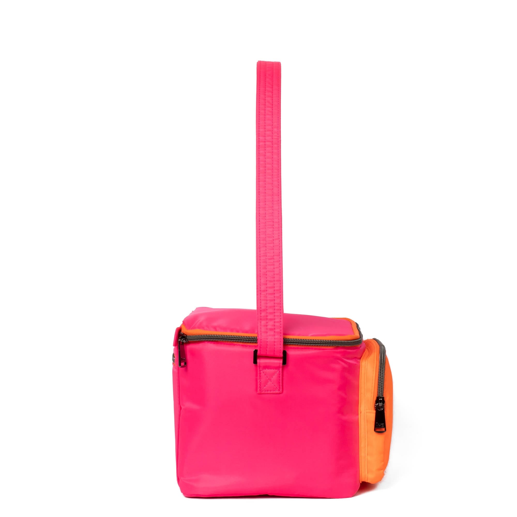 Whisk Lunch Tote Bag - MAGENTA CORAL - WhiskLunchBag_MagentaCoral_03