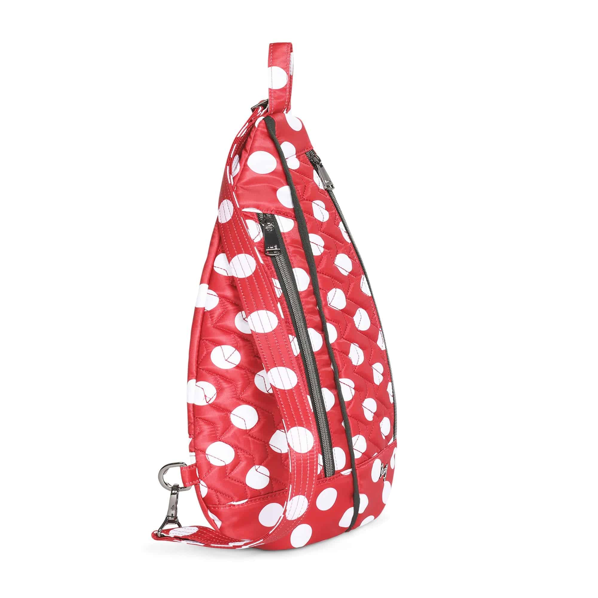 Windsail Sling Bag - CRIMSON LARGE DOT - Windsail_CrimsonLgDot_02