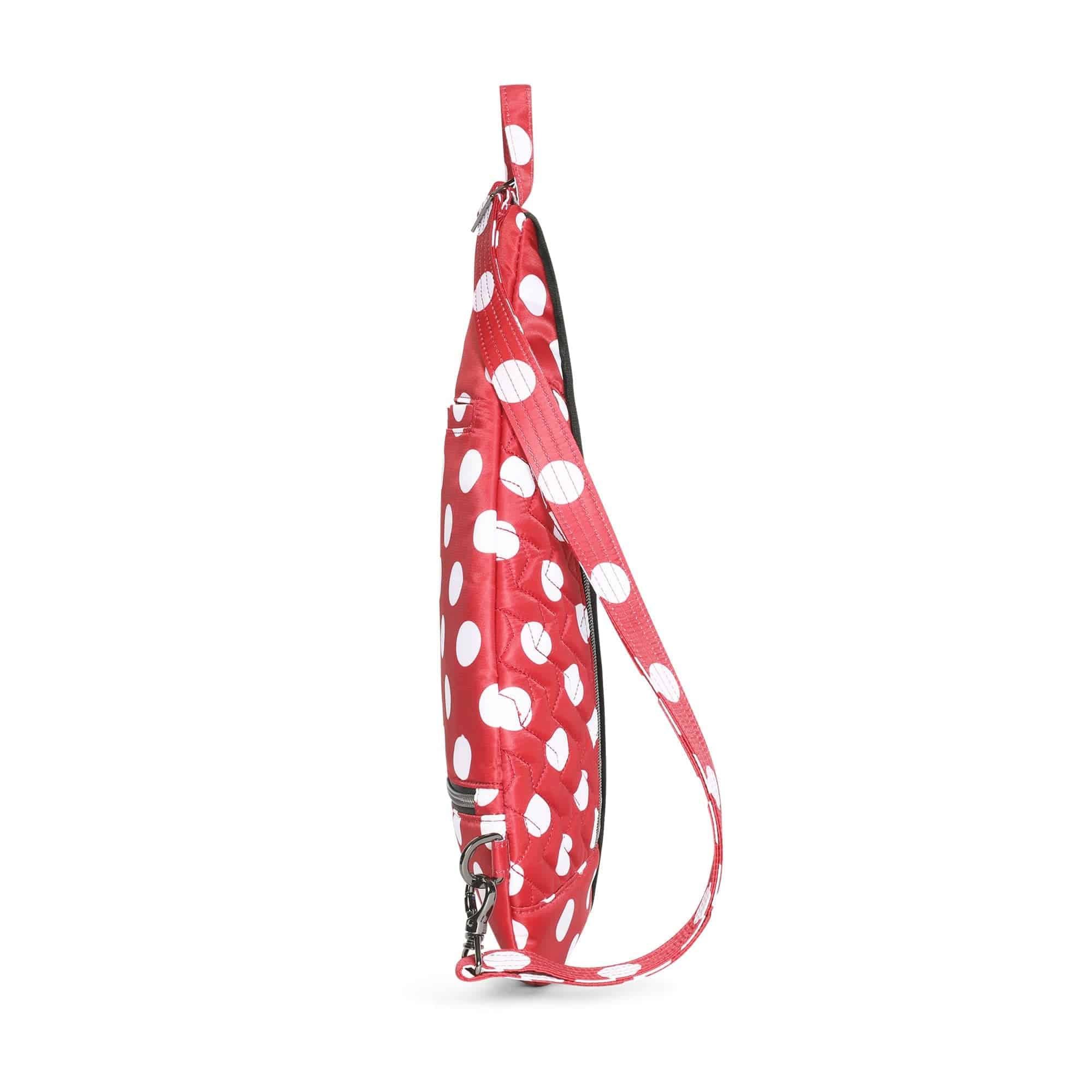Windsail Sling Bag - CRIMSON LARGE DOT - Windsail_CrimsonLgDot_03