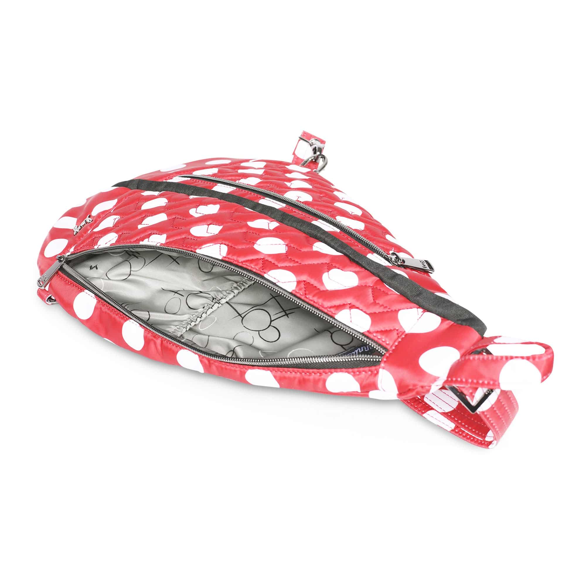 Windsail Sling Bag - CRIMSON LARGE DOT - Windsail_CrimsonLgDot_05