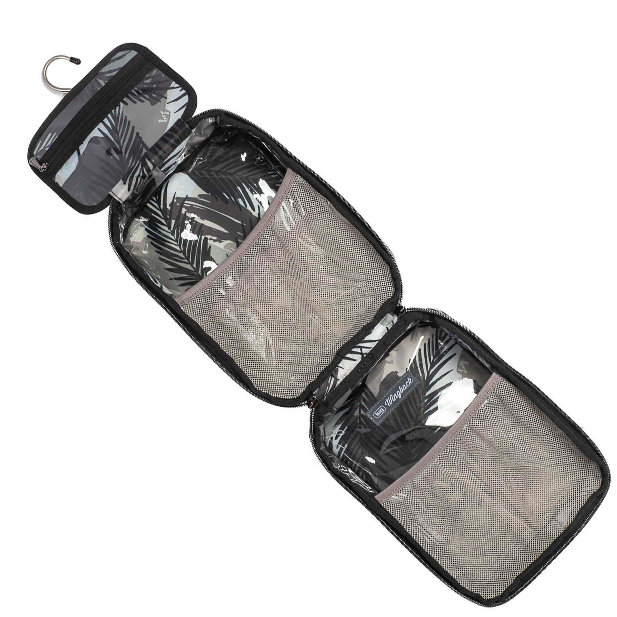 Wingback Hanging Toiletry Case - BLACK - Wingback_Black_05