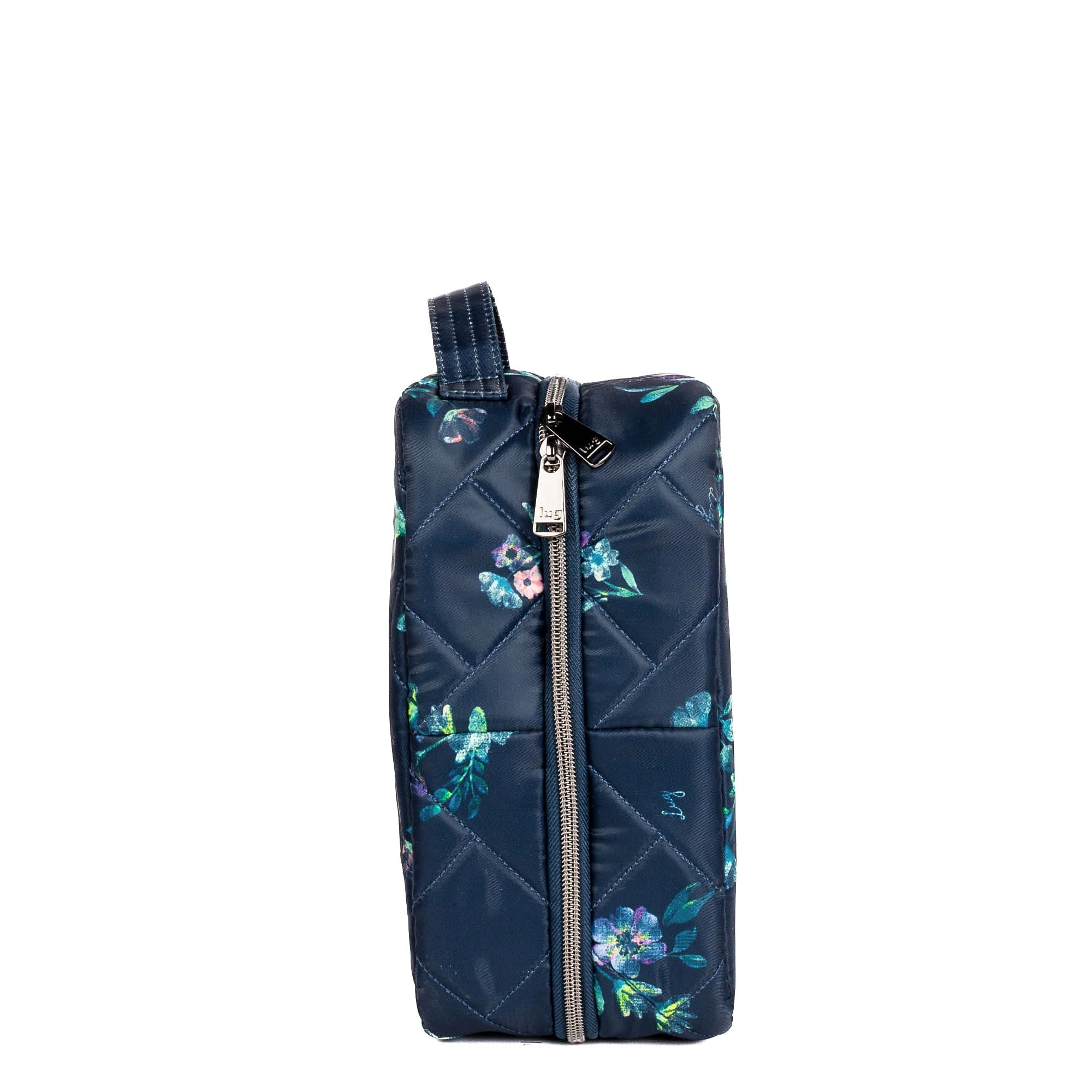 Wingback Hanging Toiletry Case - BOUQUET NAVY - Wingback_BouquetNavy_03