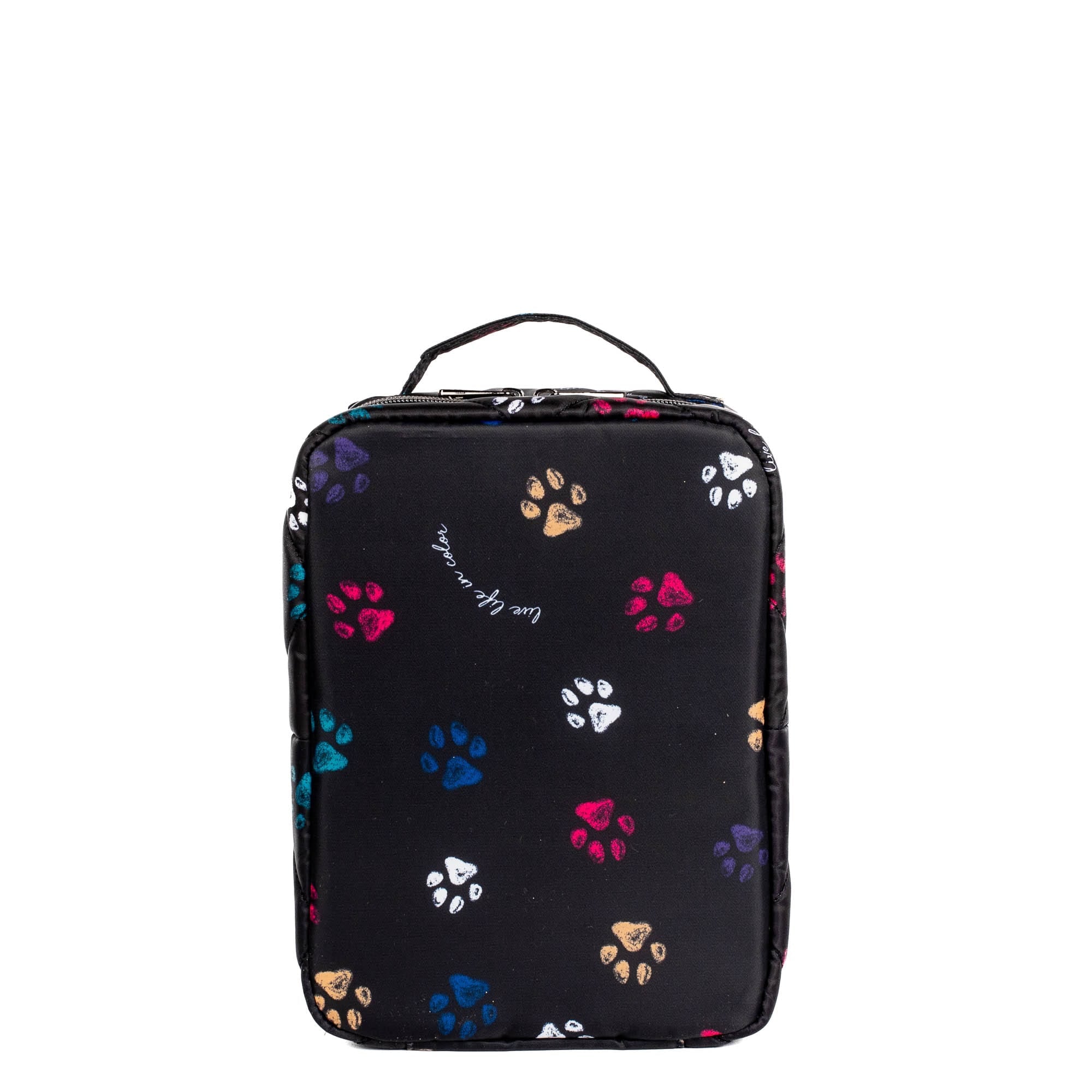 Wingback Hanging Toiletry Case - PAWS BLACK - Wingback_PawsBlack_01