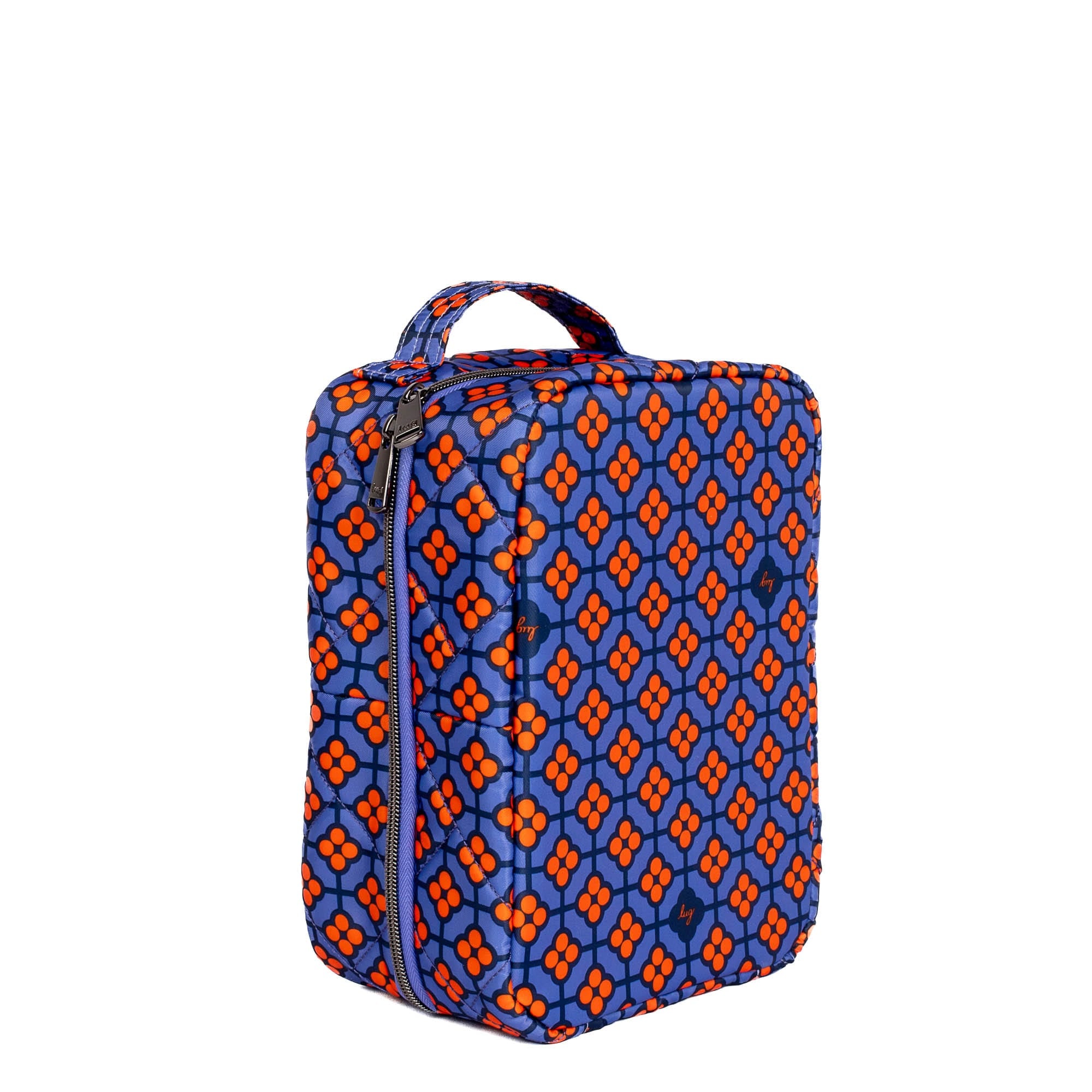 Wingback Hanging Toiletry Case - VERY BERRY BLUE - Wingback_VeryBerryBlue_02