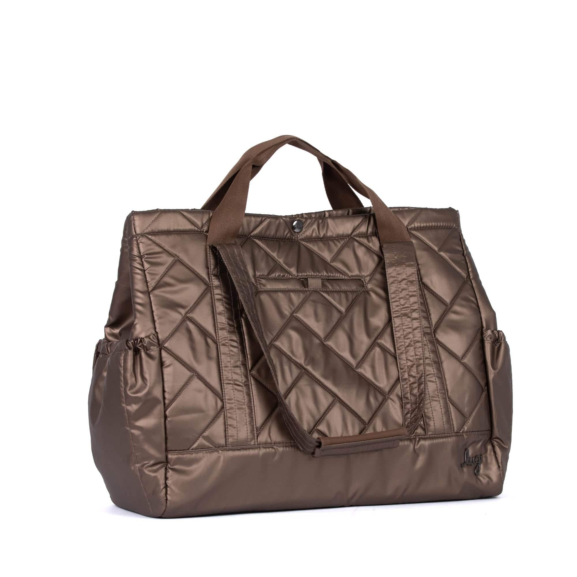 Yacht Carry-All Tote - METALLIC ESPRESSO - Yacht_EspressoMetallic_02