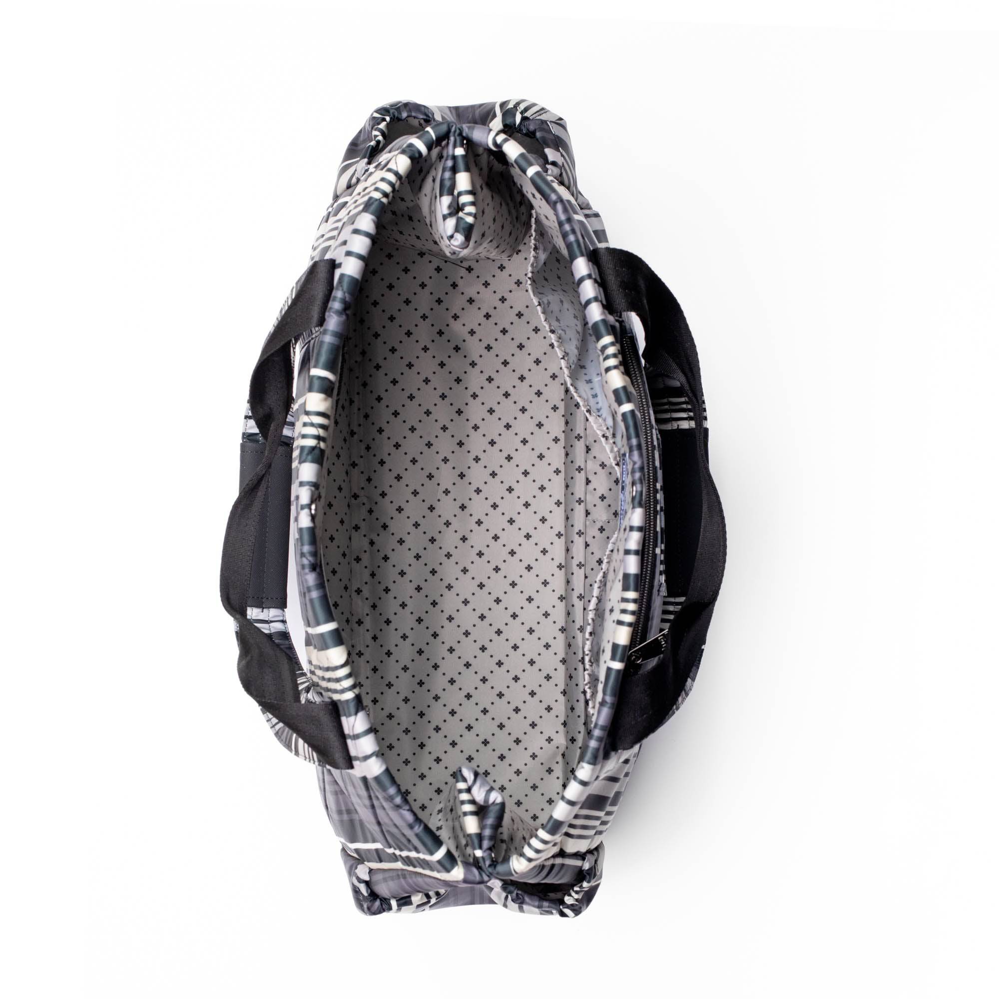 Yacht Carry-All Tote - LOVE STRIPE BLACK - Yacht_LoveStripeBlack_05