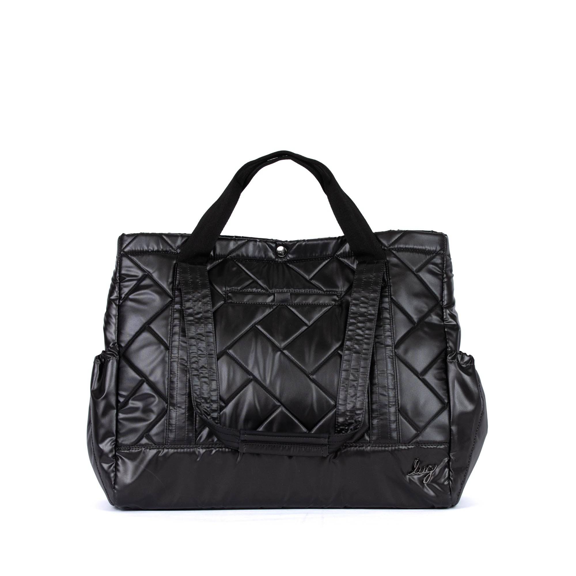 Yacht Carry-All Tote - METALLIC BLACK - Yacht_MetallicBlack_01