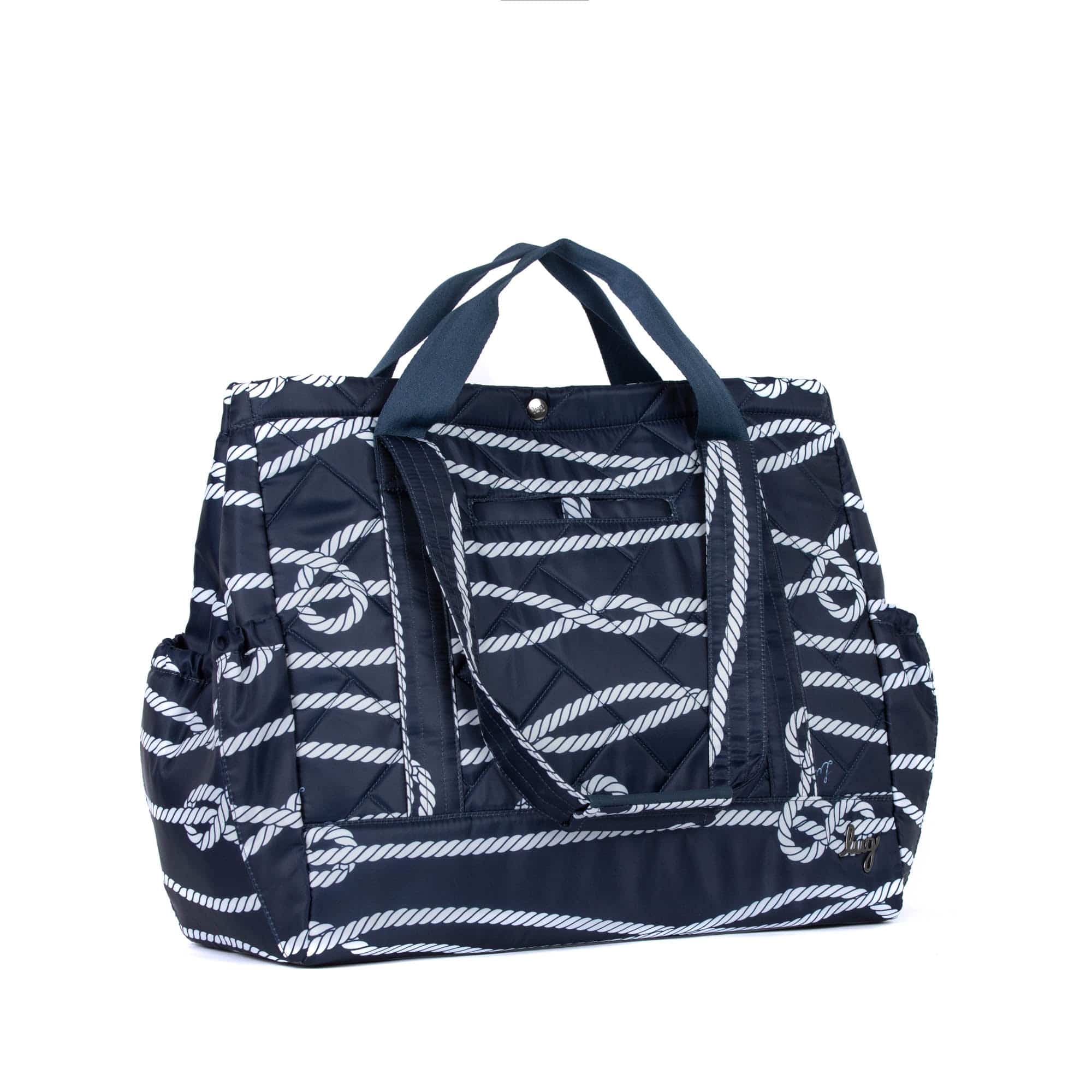 Yacht Carry-All Tote - NAUTICAL NAVY - Yacht_NauticalNavy_02