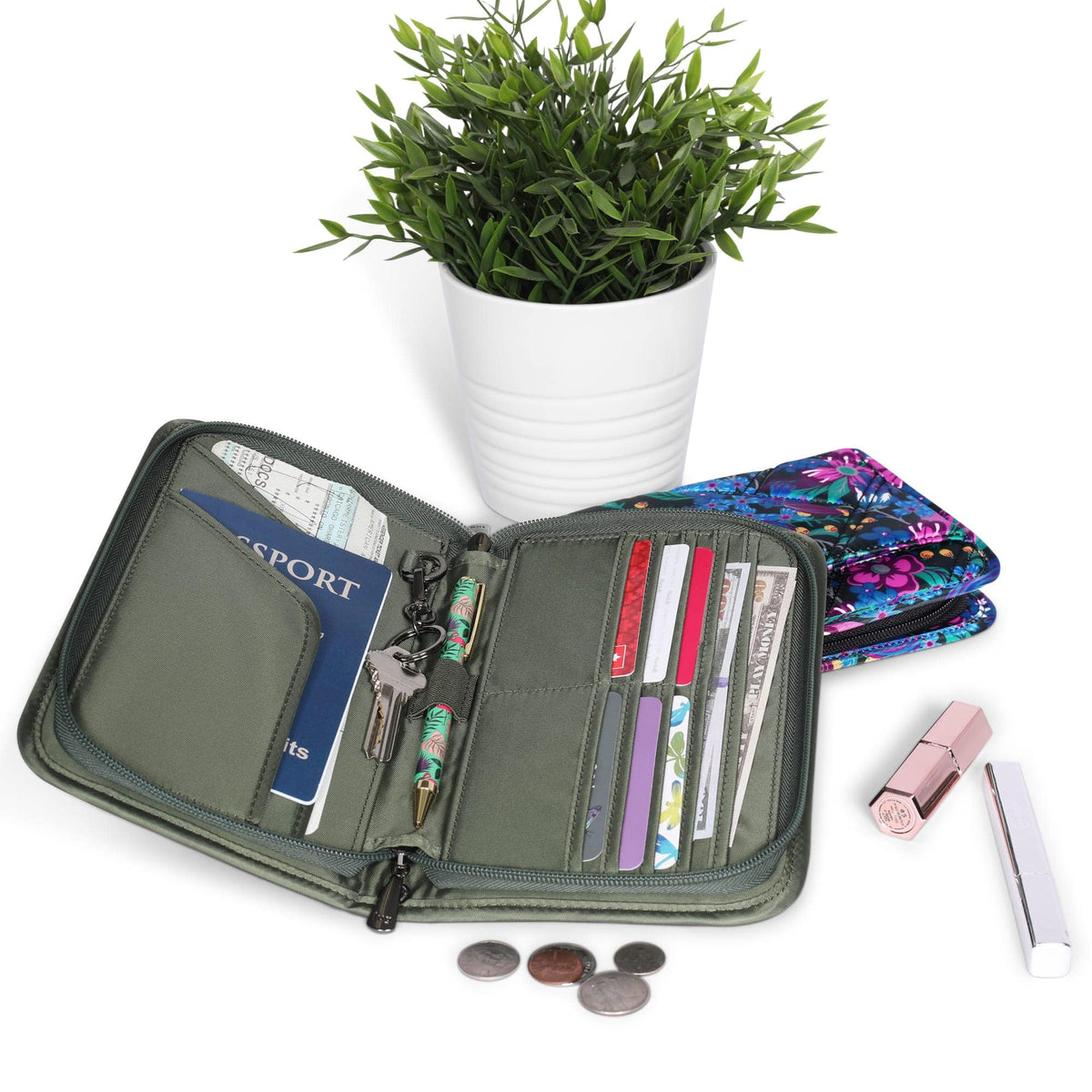 Zeppelin RFID Wristlet Wallet