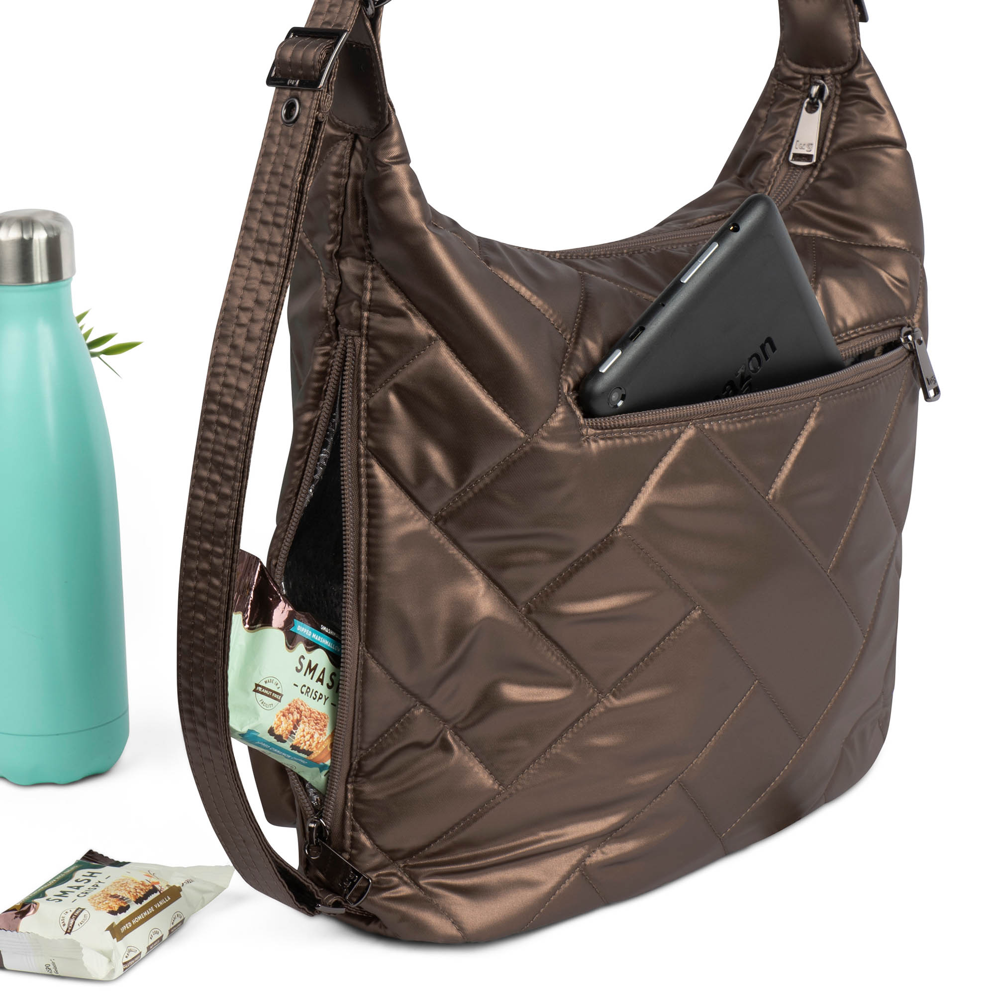 Zipliner 2 Convertible Hobo Bag - BLACK RAINBOW STITCH - Zipliner2_Lifestyle_02