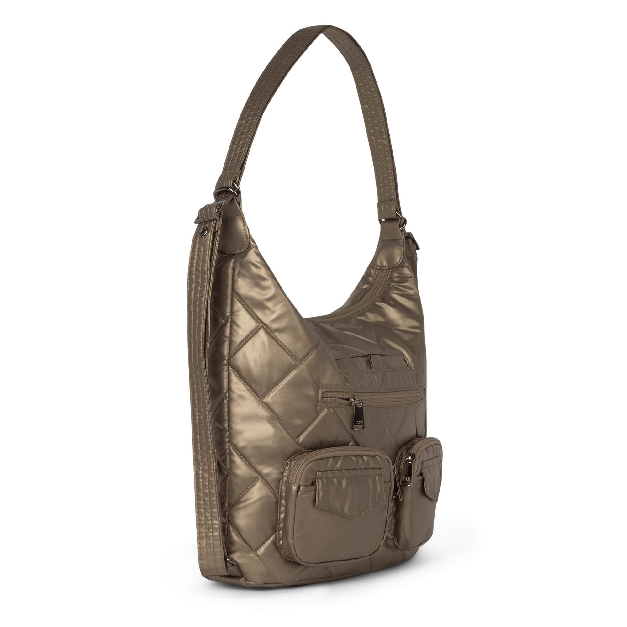 Zipliner 2 Convertible Hobo Bag - METALLIC WALNUT - Zipliner2_MetallicWalnut_02