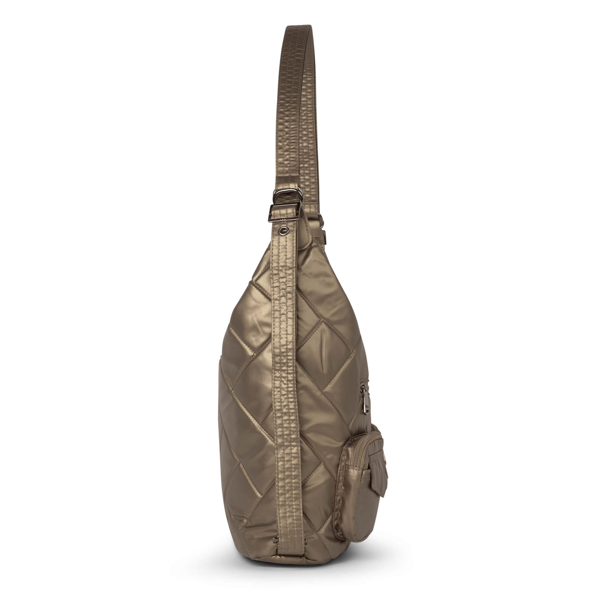 Zipliner 2 Convertible Hobo Bag - METALLIC WALNUT - Zipliner2_MetallicWalnut_03