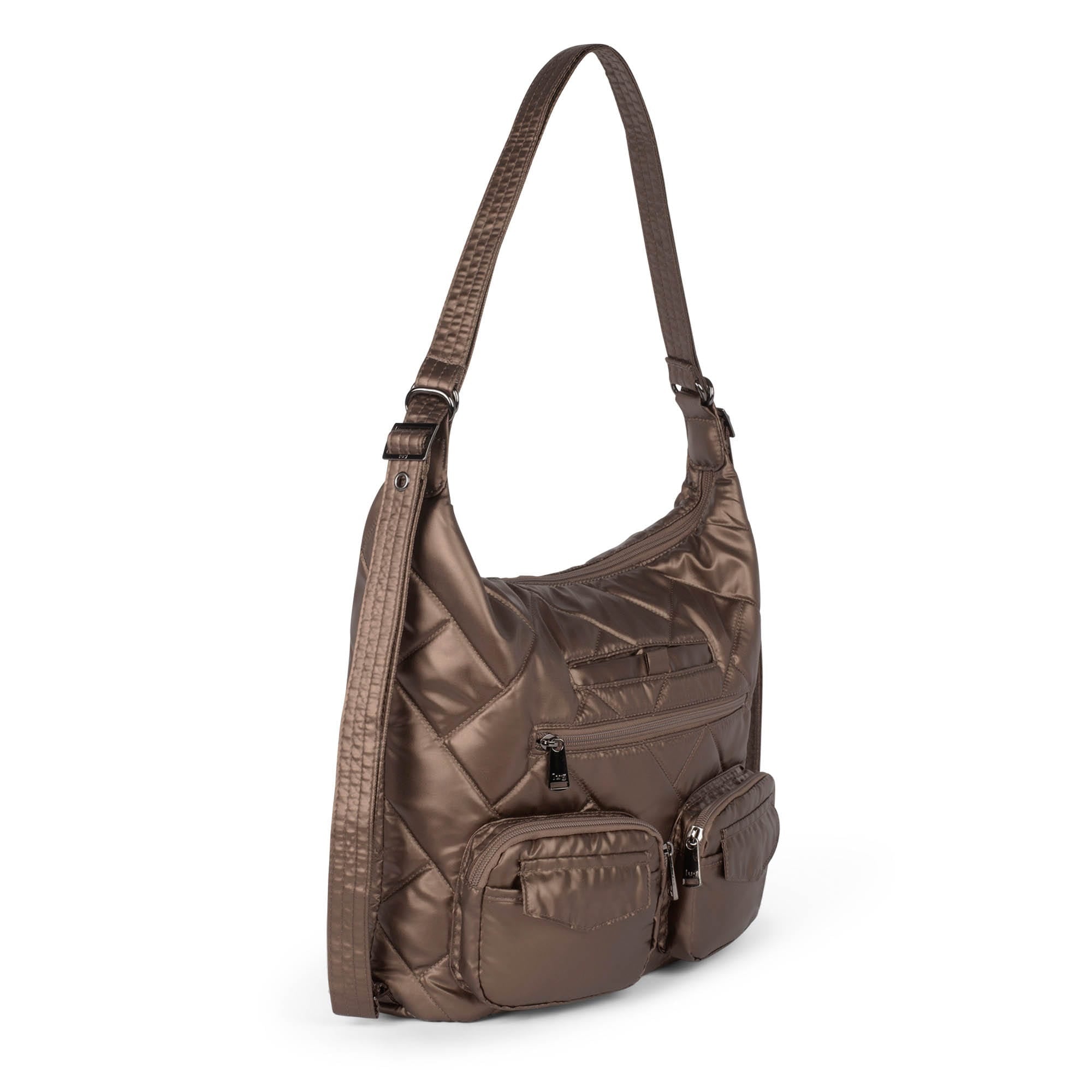 Zipliner 2 Convertible Hobo Bag - METALLIC ESPRESSO - Zipliner2_Metallic_Espresso_02