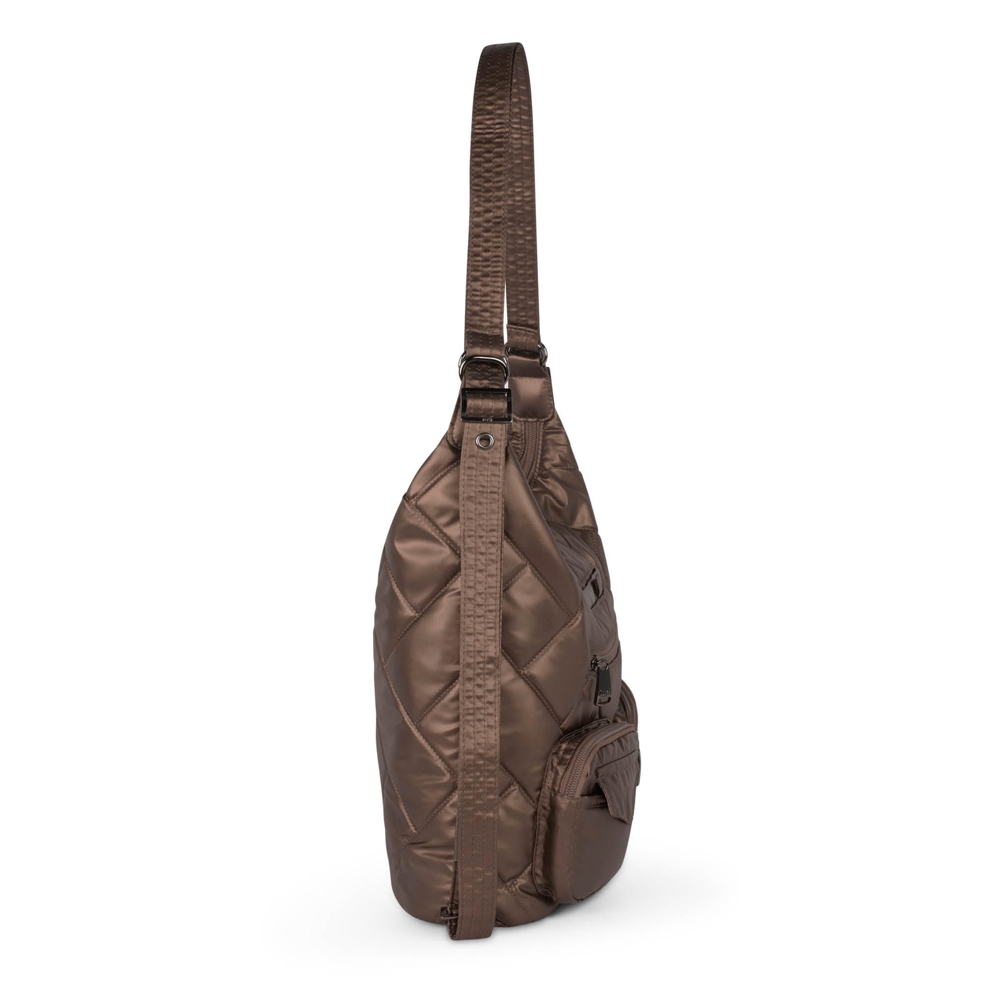 Zipliner 2 Convertible Hobo Bag - METALLIC ESPRESSO - Zipliner2_Metallic_Espresso_03