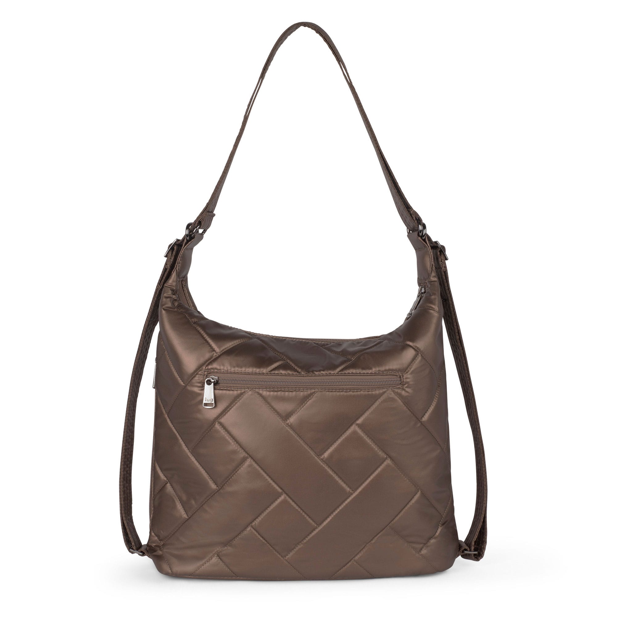 Zipliner 2 Convertible Hobo Bag - METALLIC ESPRESSO - Zipliner2_Metallic_Espresso_04