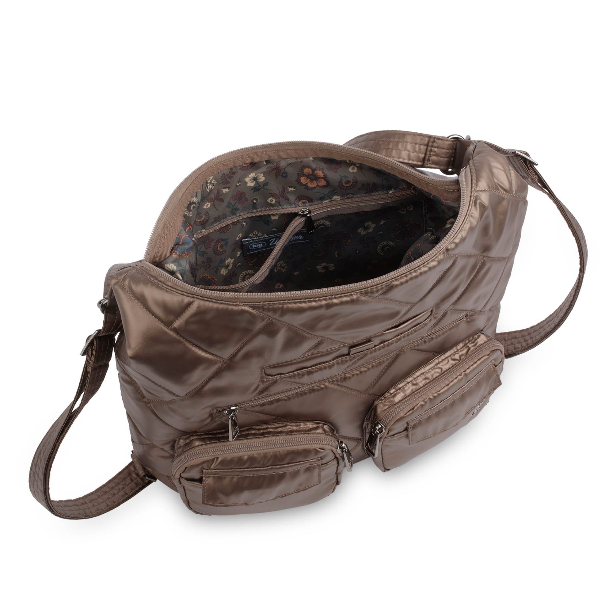 Zipliner 2 Convertible Hobo Bag - METALLIC ESPRESSO - Zipliner2_Metallic_Espresso_05