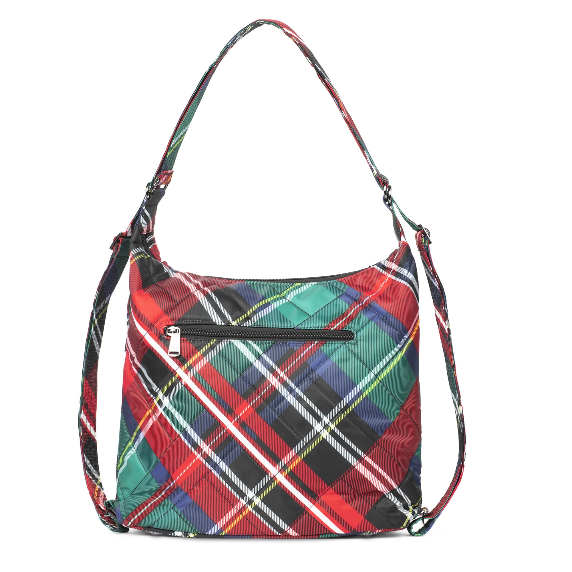 Zipliner 2 Convertible Hobo Bag - TARTAN PLAID - Zipliner2_TartanPlaid_04