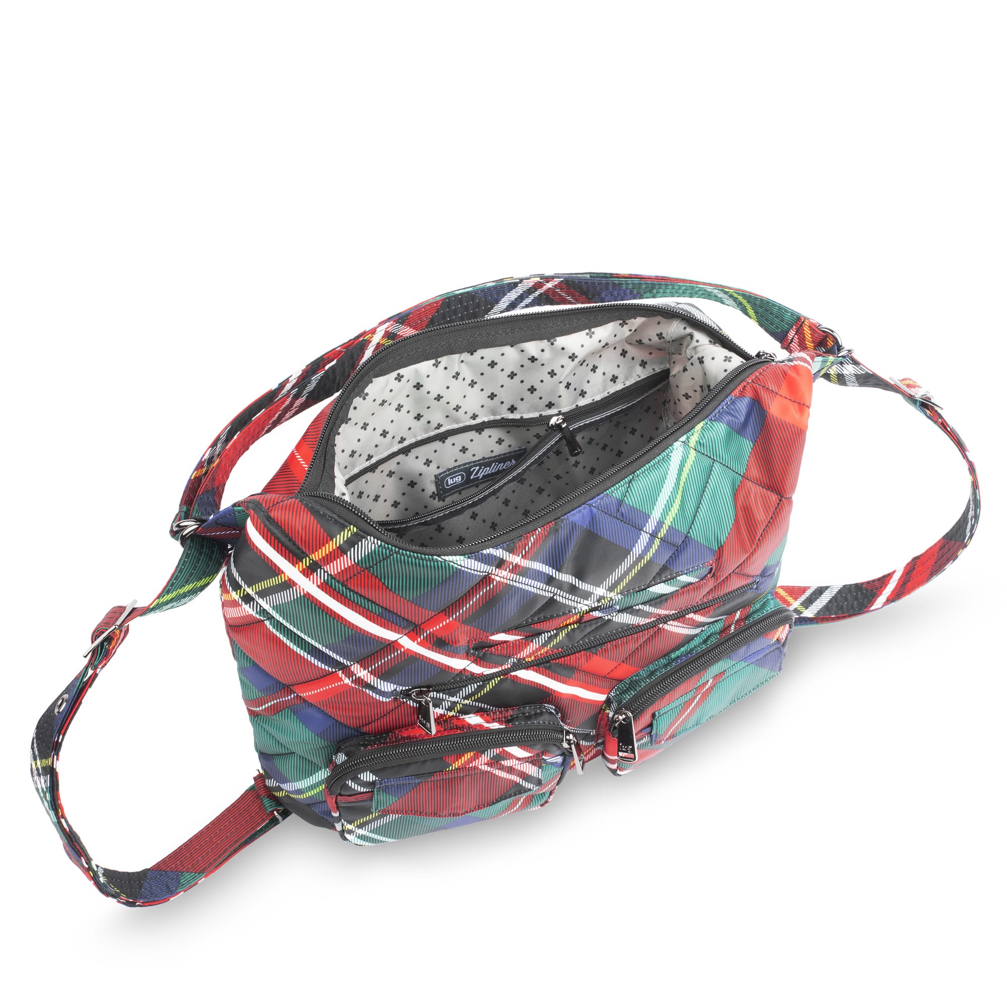 Zipliner 2 Convertible Hobo Bag - TARTAN PLAID - Zipliner2_TartanPlaid_05