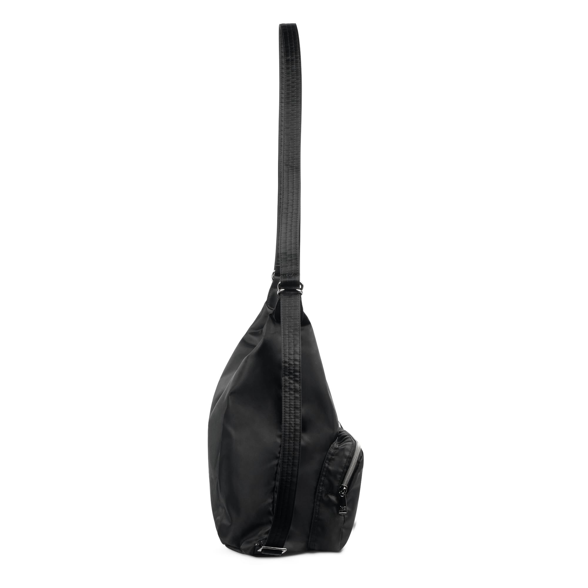 Zipliner Packable Convertible Hobo Bag - BLACK - ZiplinerPackable_Black_03