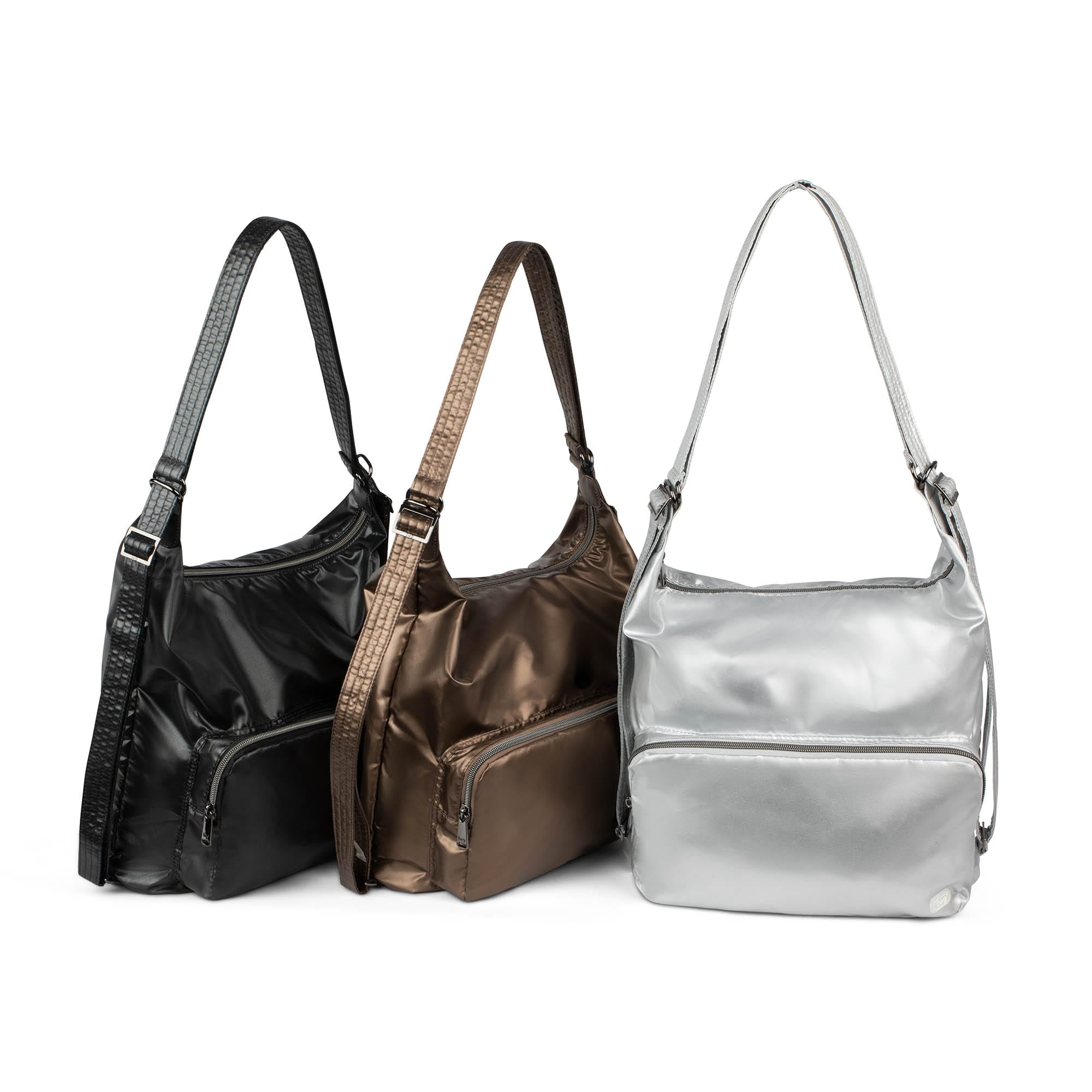 Zipliner Packable Convertible Hobo Bag - - ZiplinerPackable_Group_01
