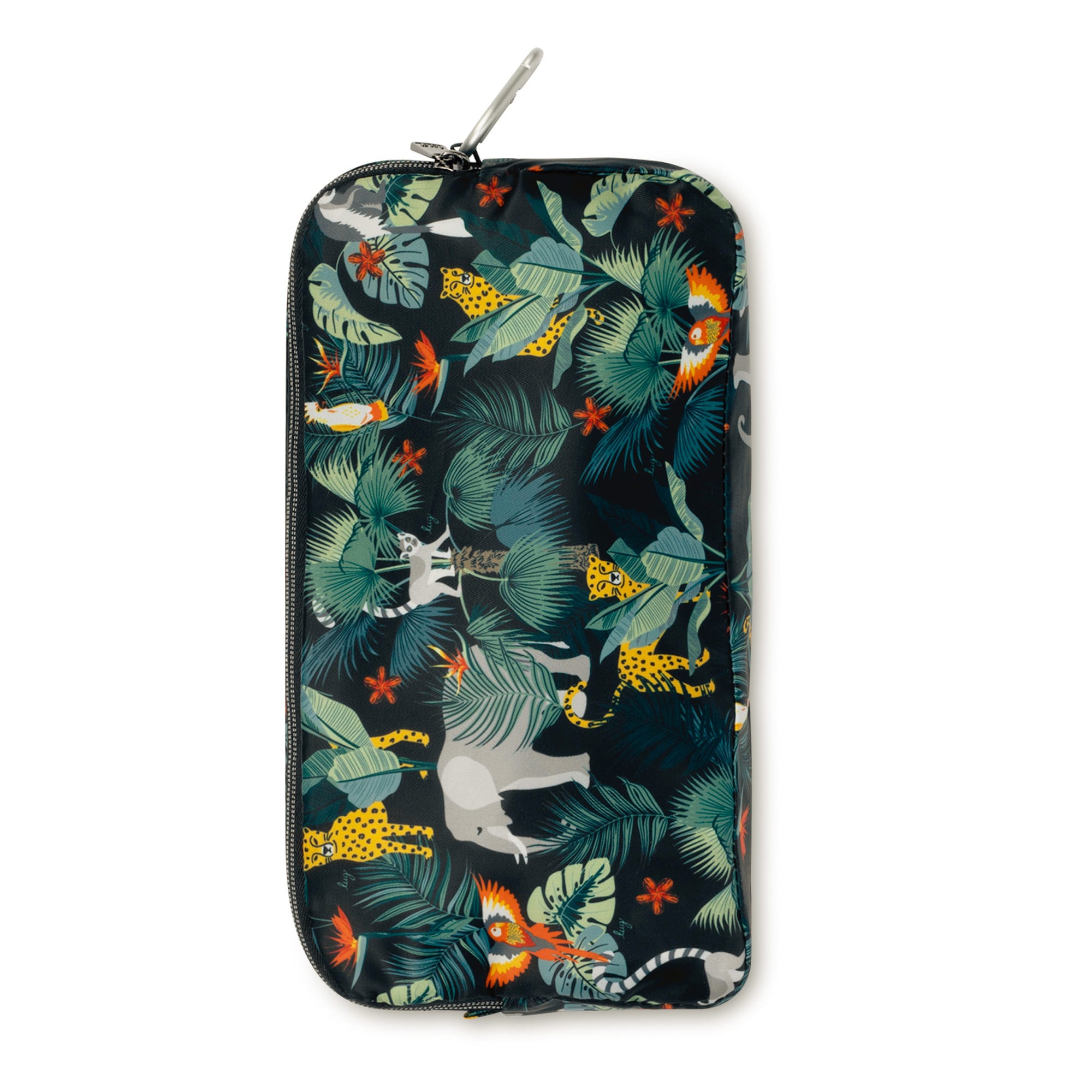 Zipliner Packable Convertible Hobo Bag - WILDLIFE BLACK - ZiplinerPackable_WildlifeBlack_05