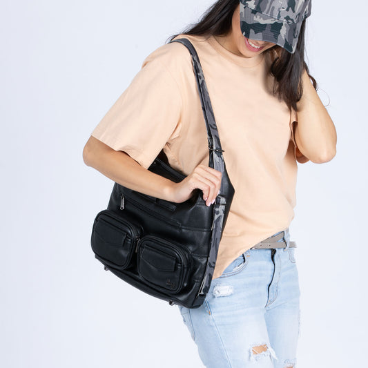 Zipliner Classic VL Convertible Hobo Bag - - ZiplinerVL_Lifestyle_02