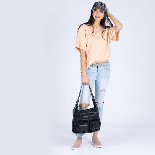 Zipliner Classic VL Convertible Hobo Bag - - ZiplinerVL_Lifestyle__1
