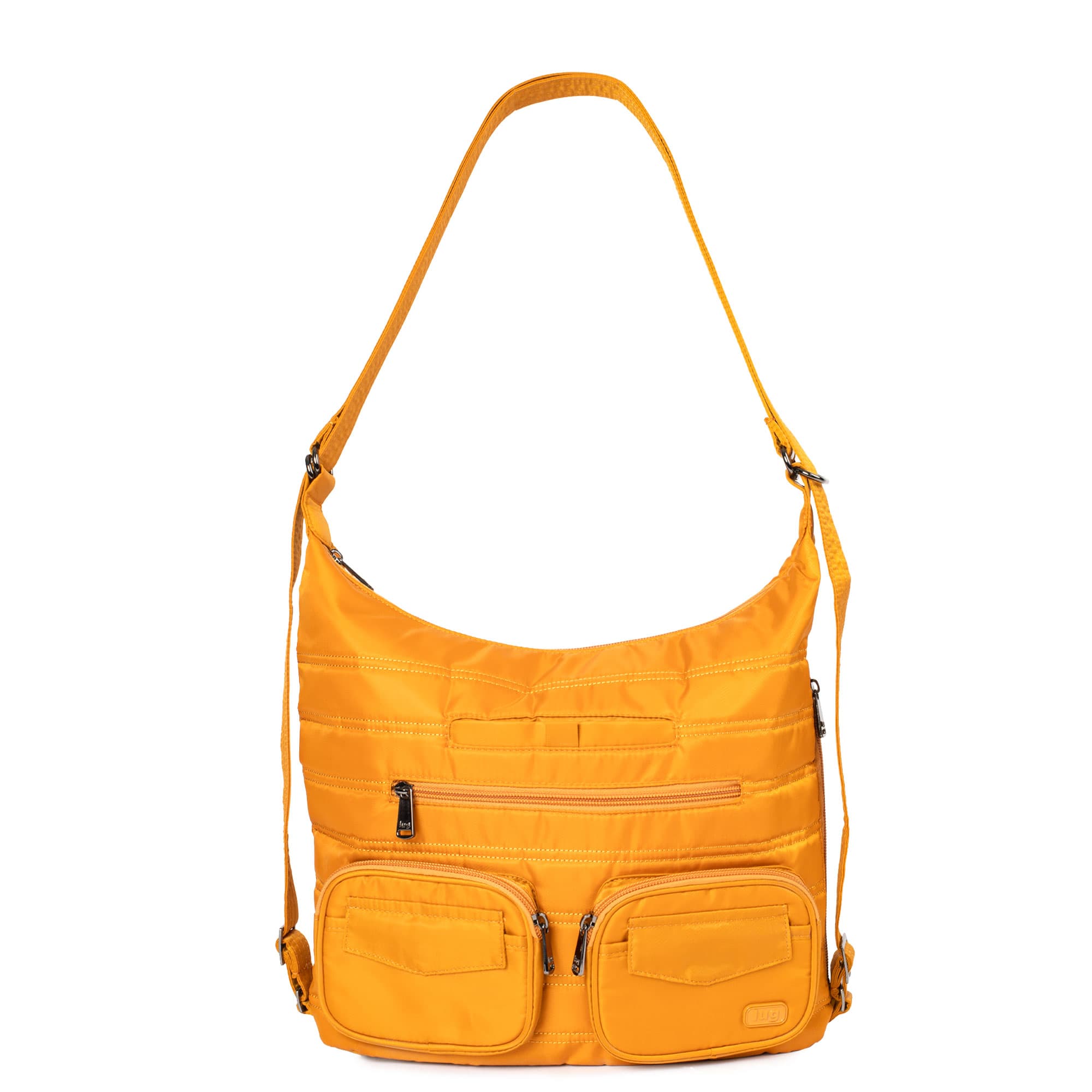 Zipliner Convertible Hobo Bag - WINE RED - Zipliner_AmberYellow_01