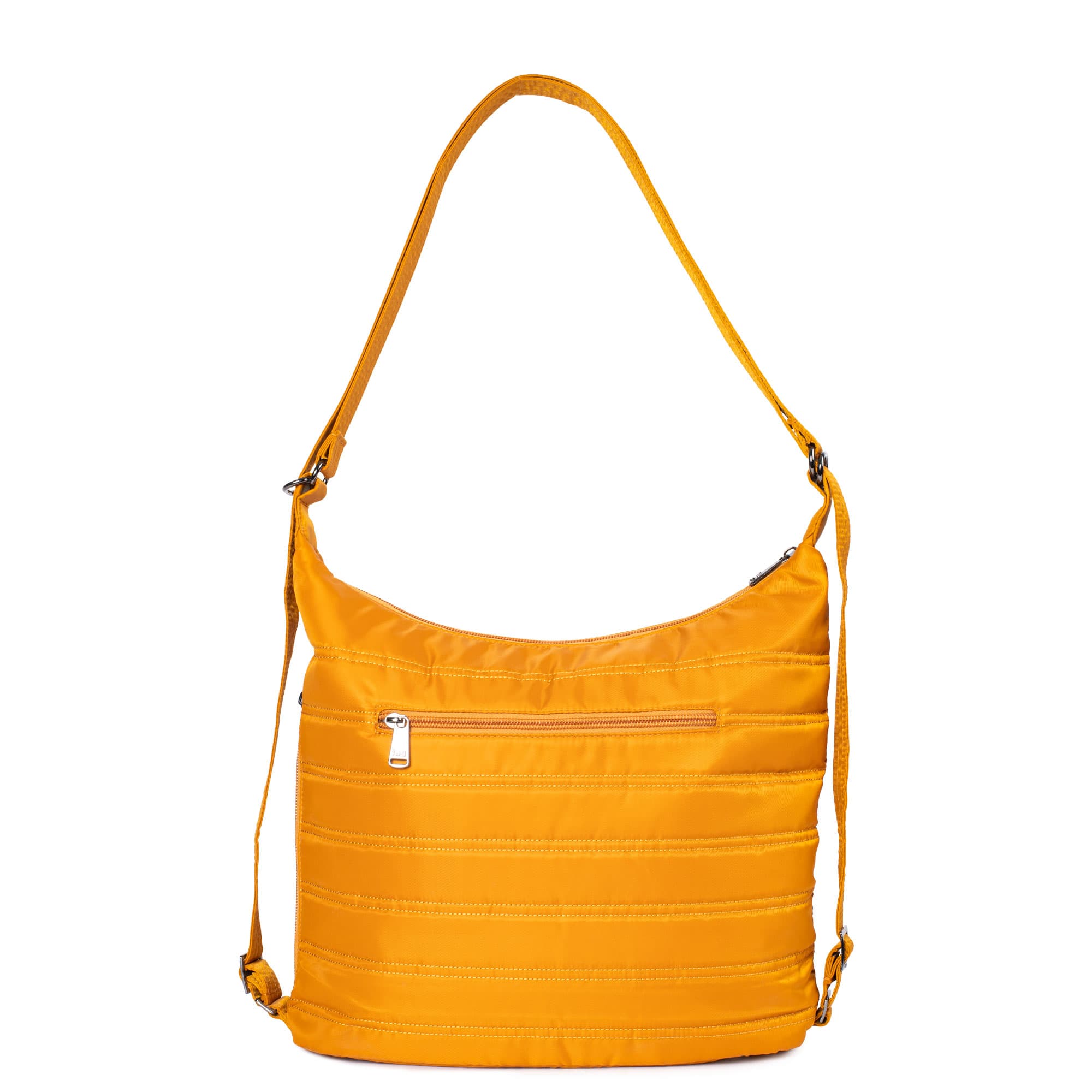 Zipliner Convertible Hobo Bag - WINE RED - Zipliner_AmberYellow_04