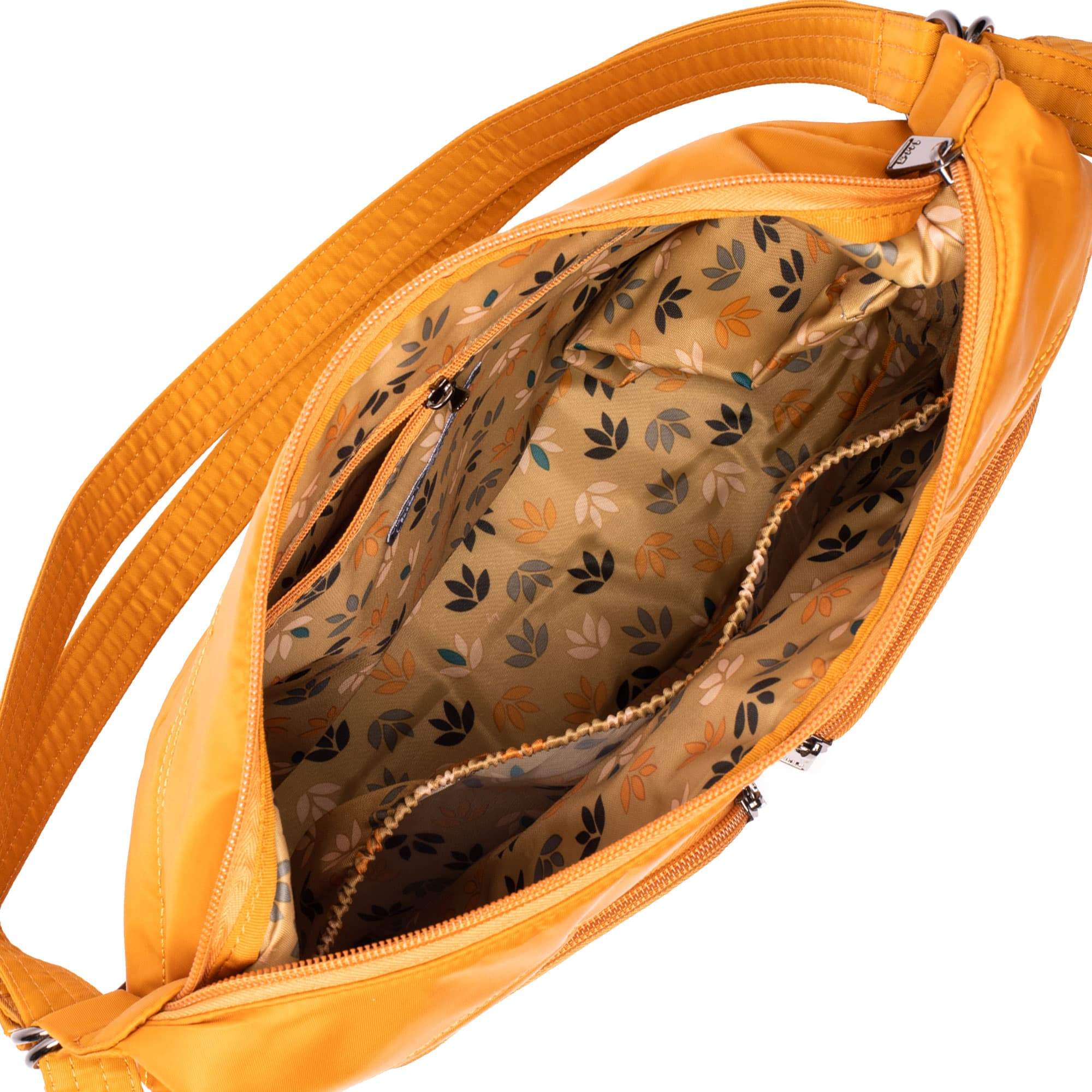Zipliner Convertible Hobo Bag - WINE RED - Zipliner_AmberYellow_05